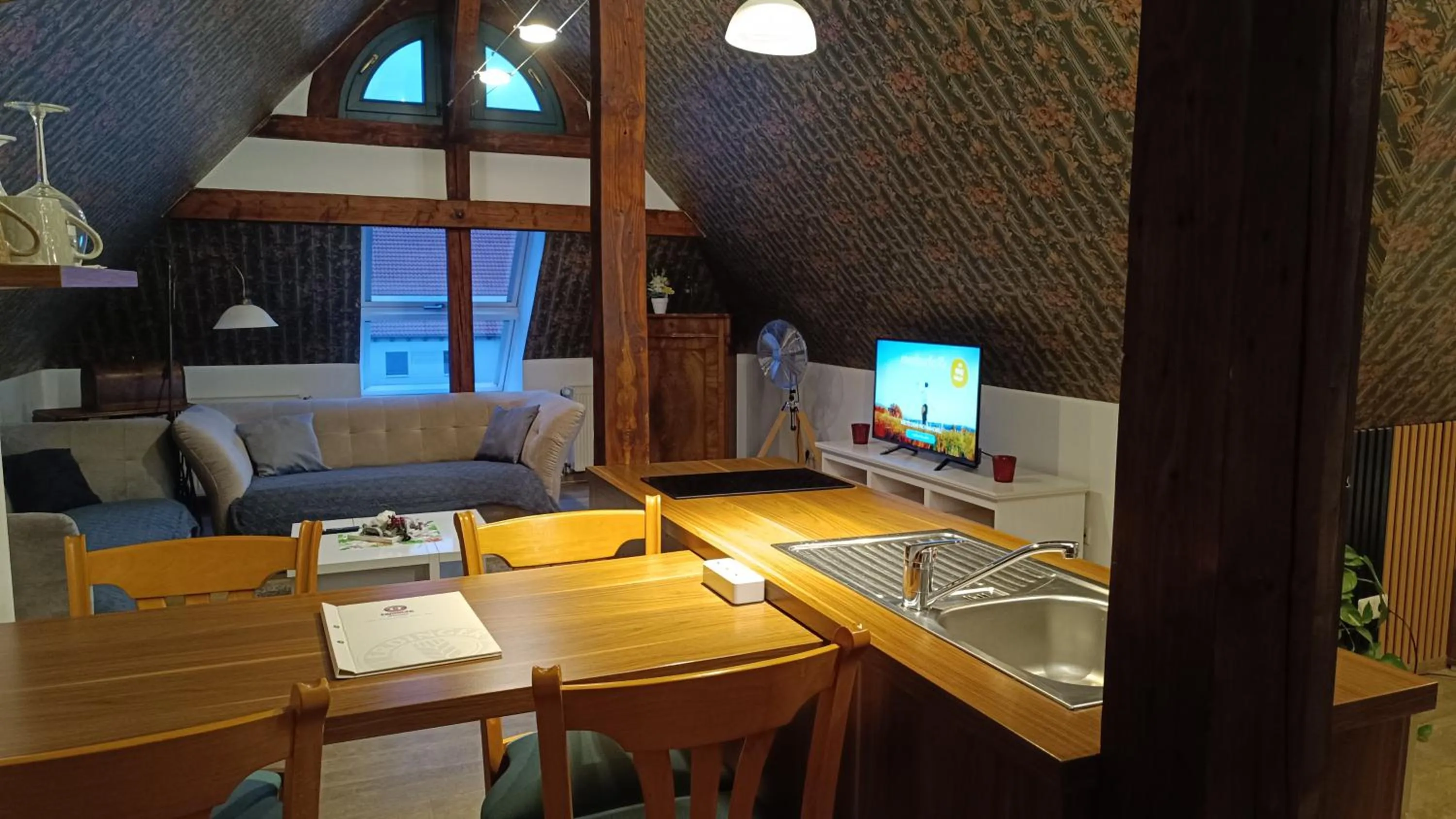 Kitchen or kitchenette in Hotel Villa Alice
