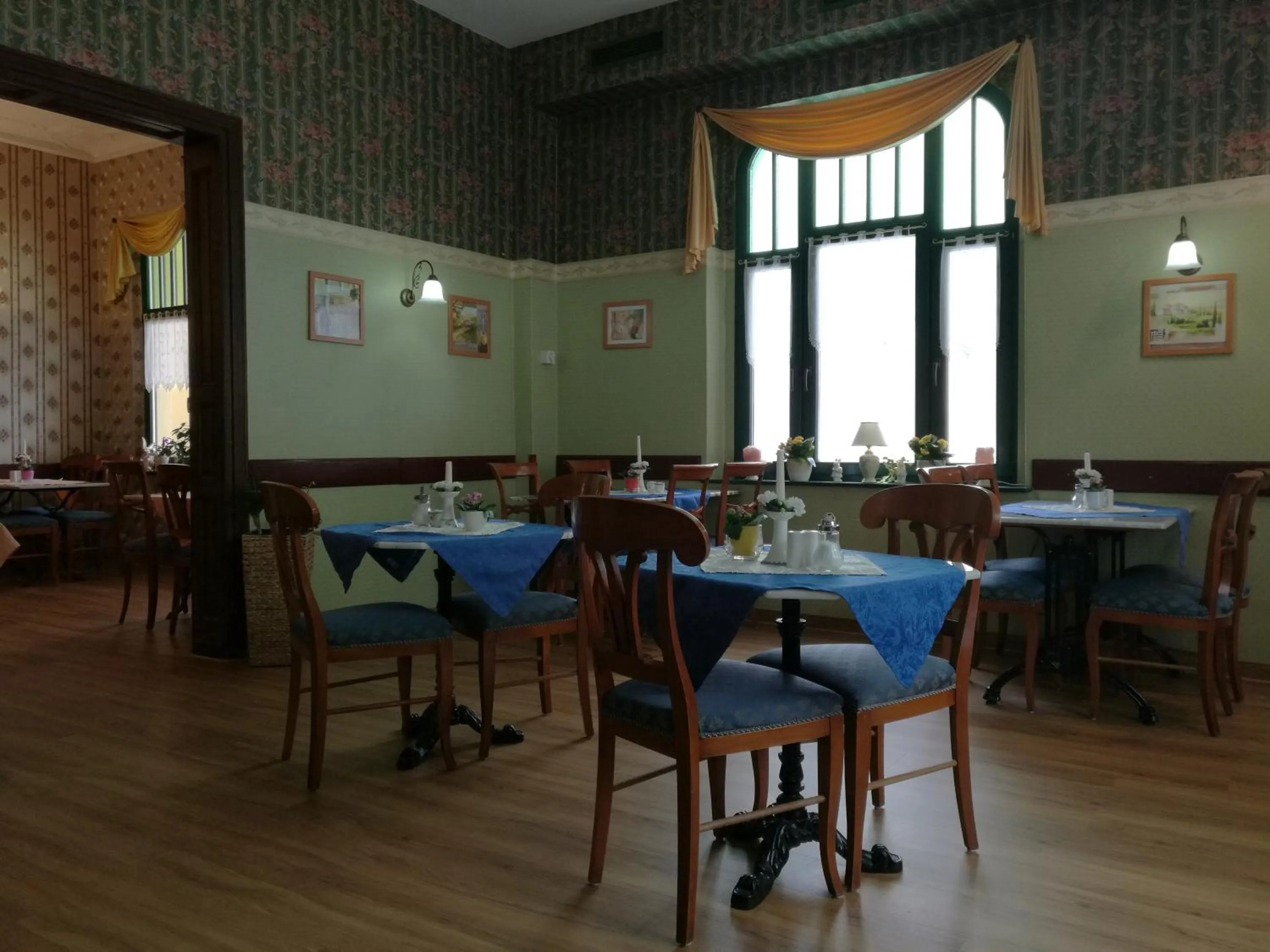 Decorative detail in Hotel Villa Alice