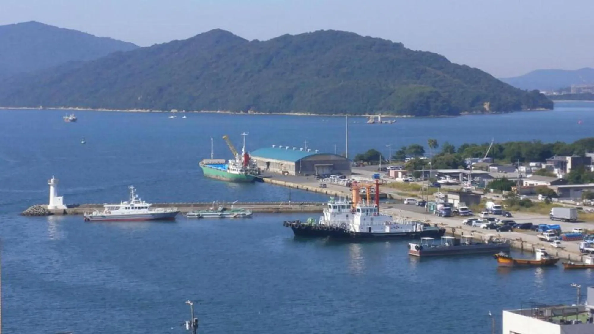 River view in Toyoko Inn Tokuyama-eki Shinkansen-guchi