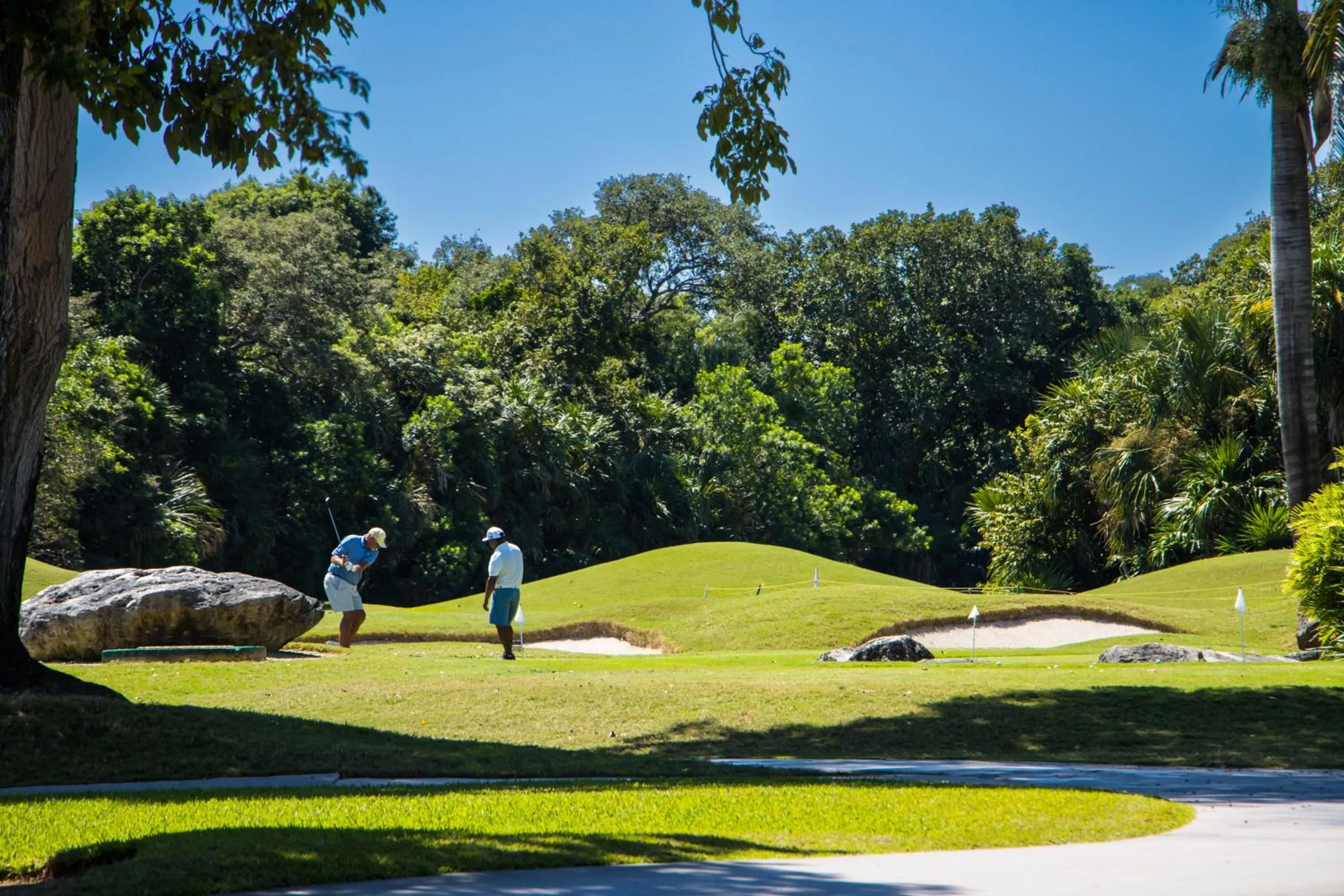 Golfcourse in Residence Inn by Marriott Playa del Carmen