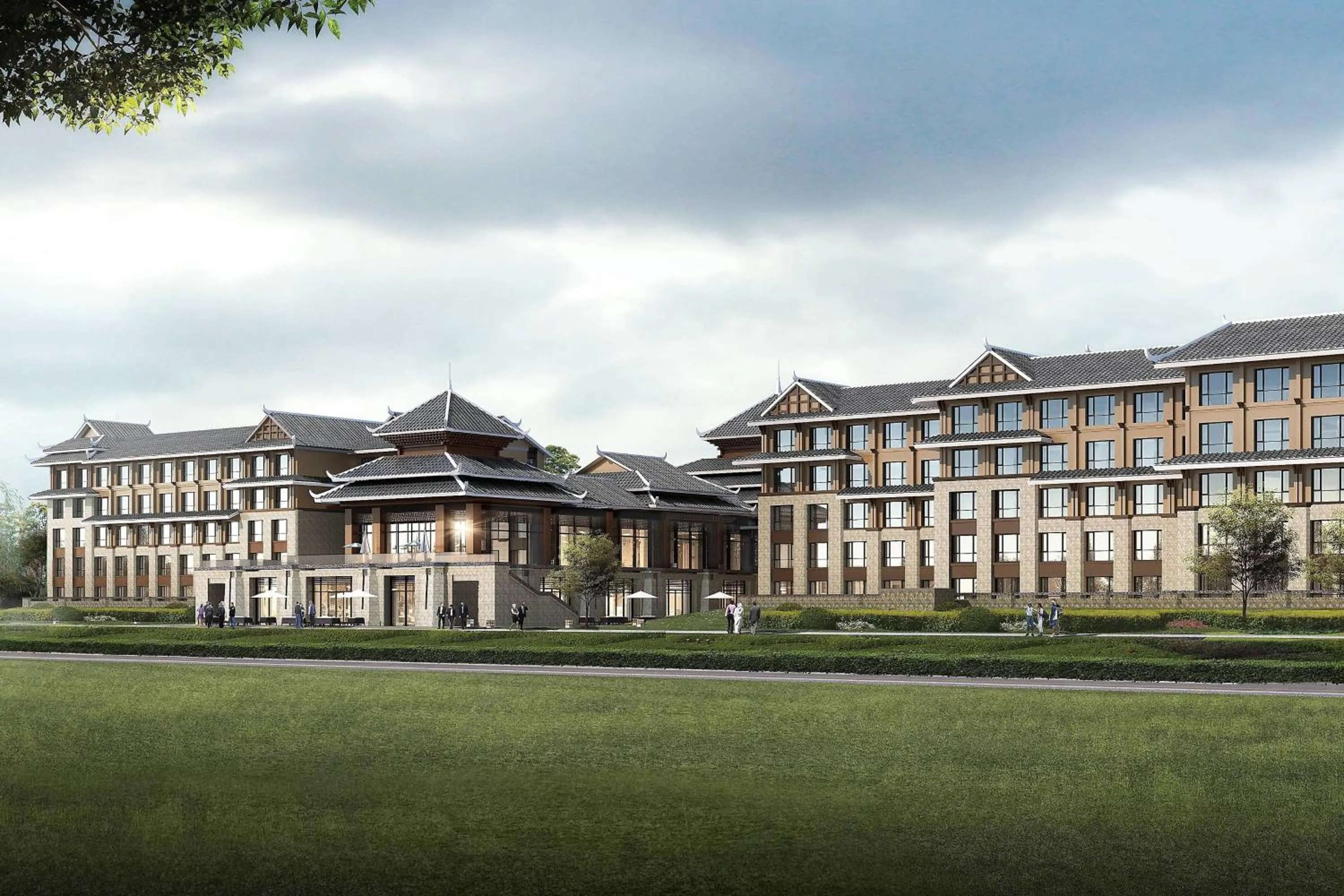 Property building in Courtyard by Marriott Liuzhou Sanjiang