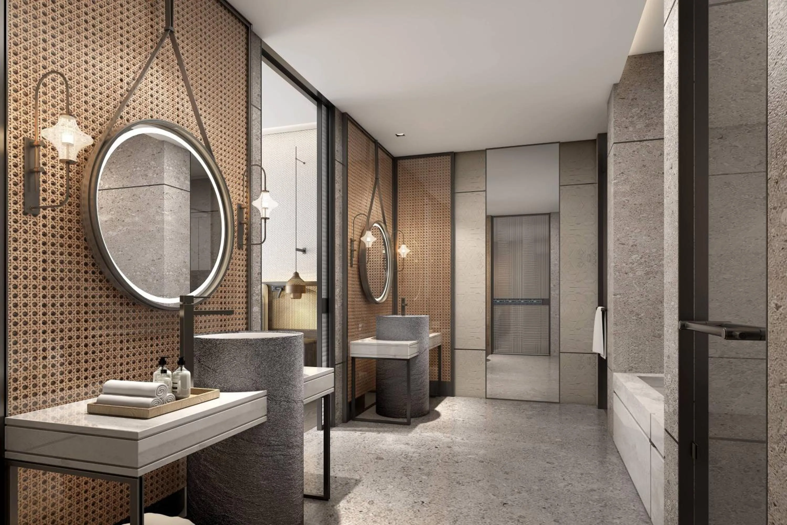Bathroom in Courtyard by Marriott Liuzhou Sanjiang