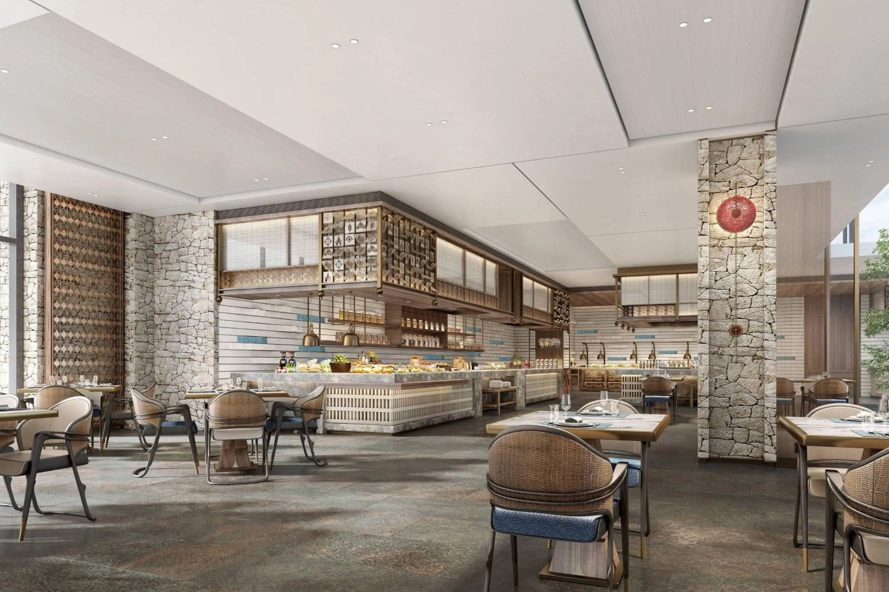 Restaurant/places to eat in Courtyard by Marriott Liuzhou Sanjiang