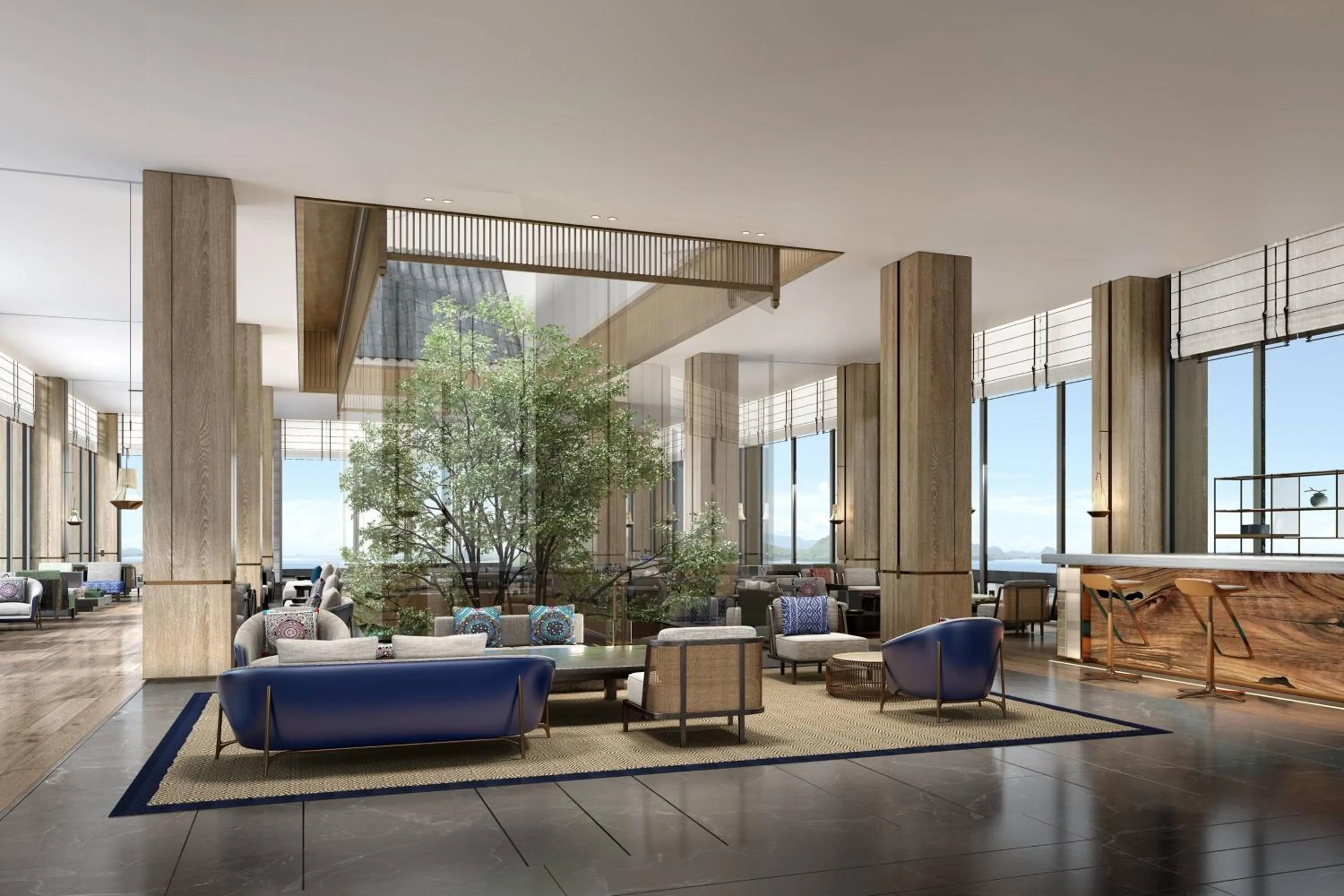 Lobby or reception in Courtyard by Marriott Liuzhou Sanjiang