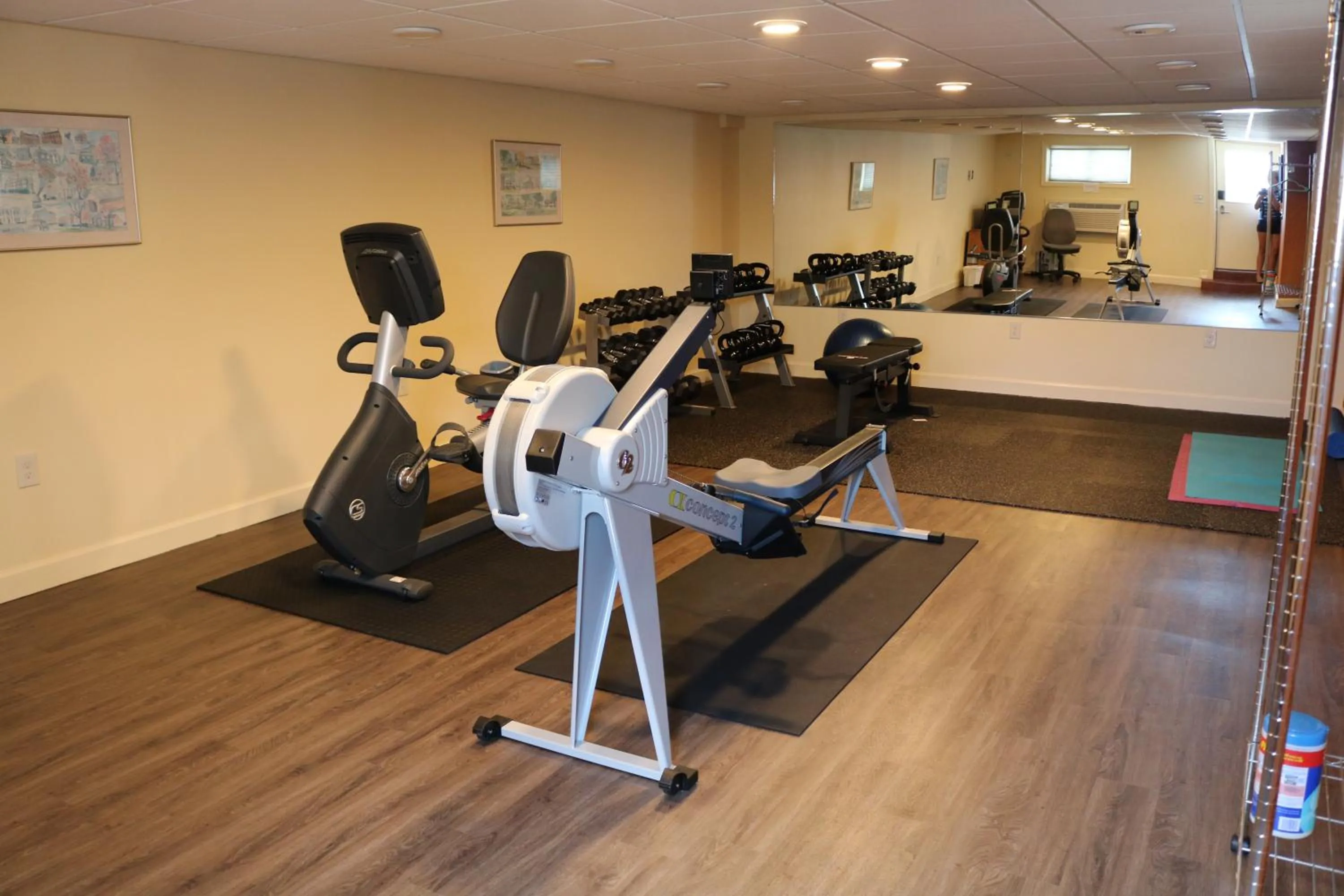 Fitness centre/facilities in The Village Inn