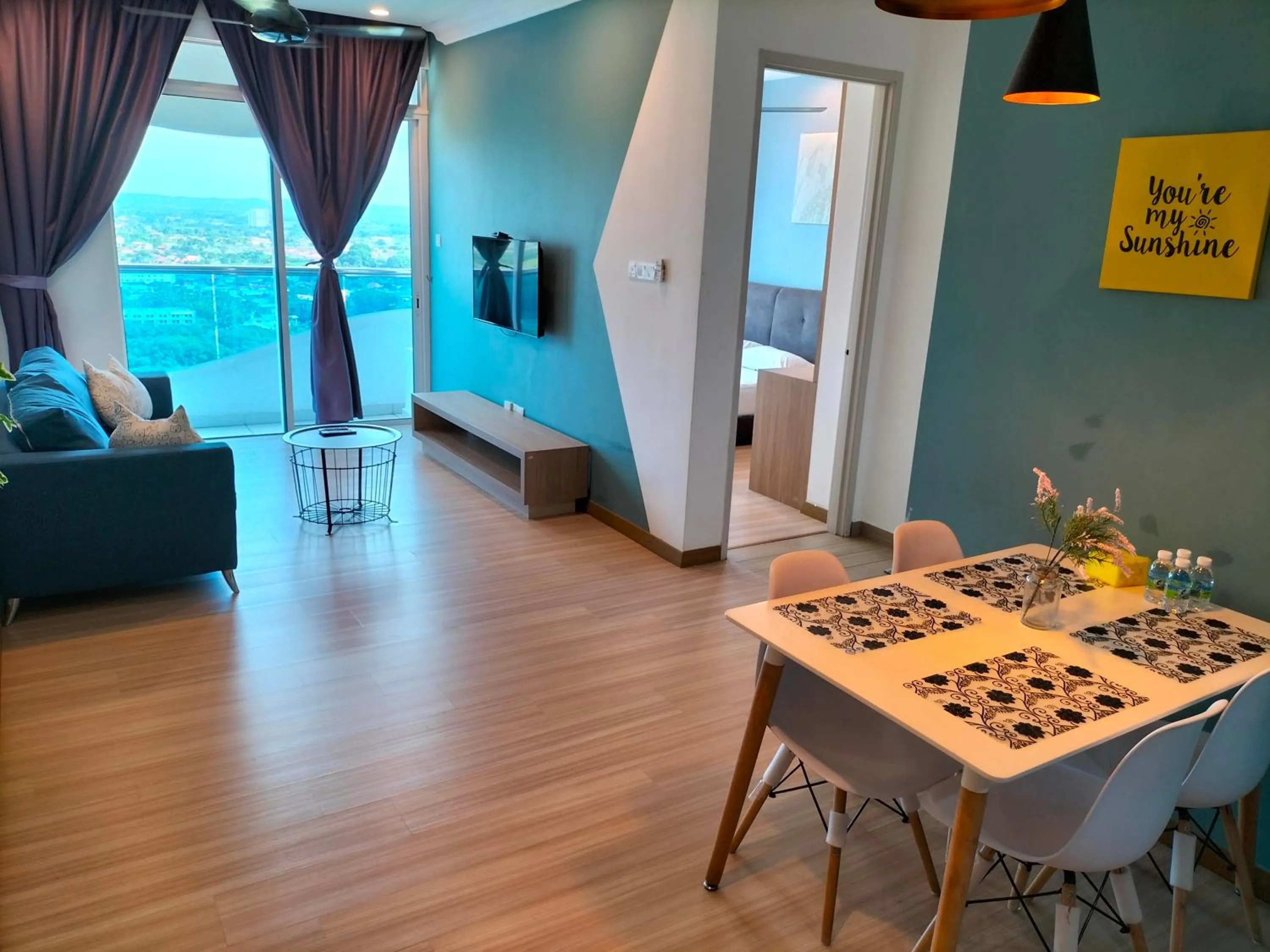 Living room in My Home The Wave Malacca Homestay