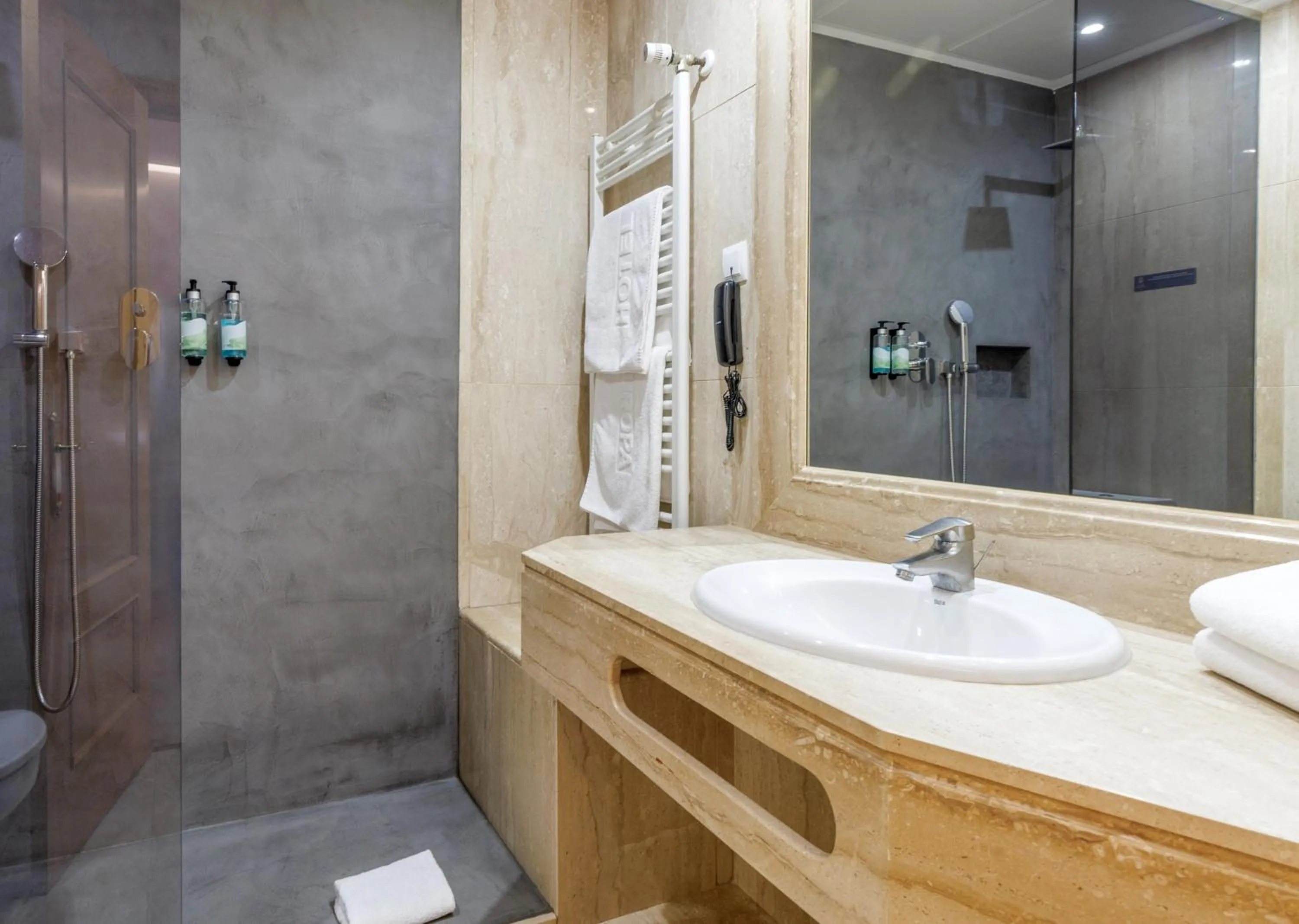 Shower in Hotel Europa