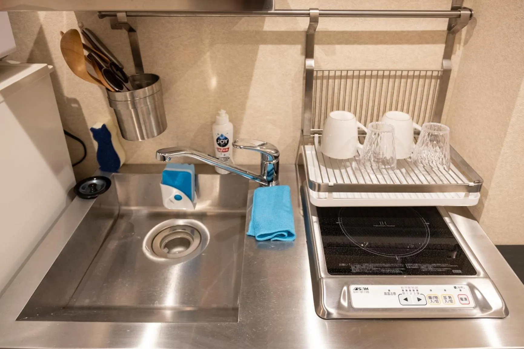 Kitchen or kitchenette in Little Hotel Kyoto Karasuma Takatsuji