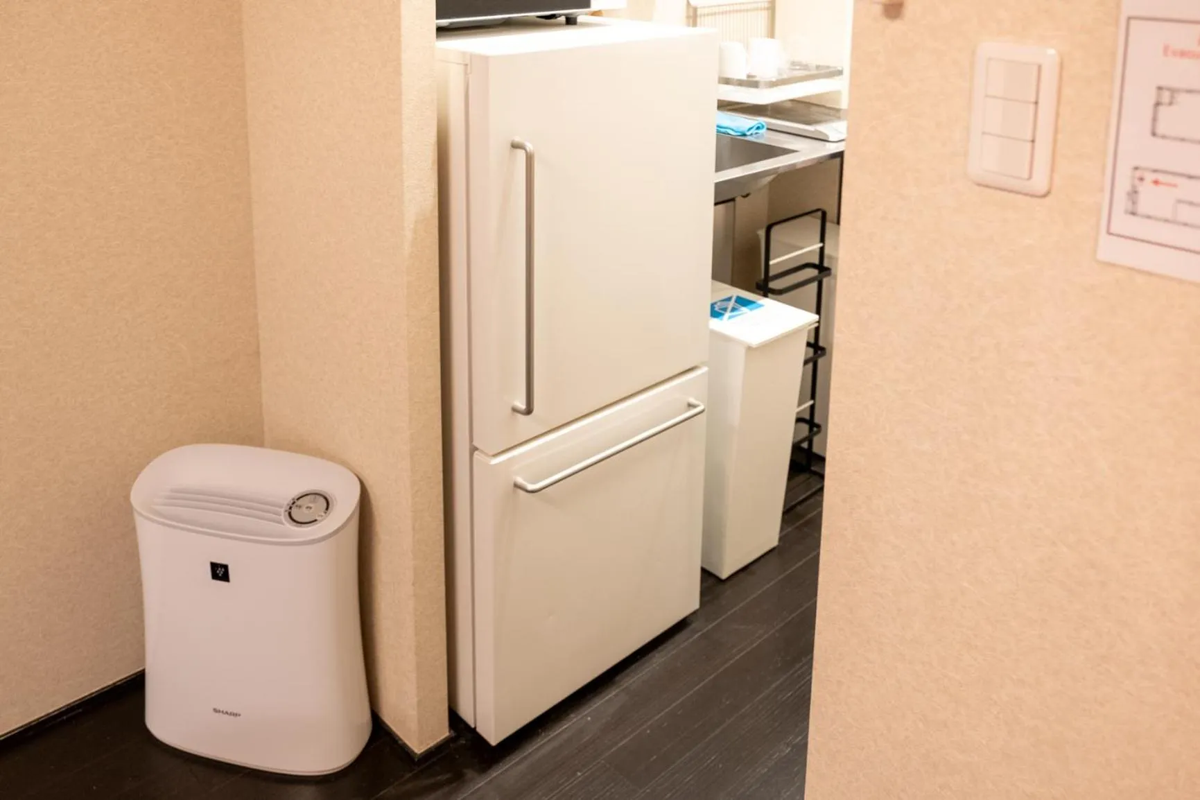 Kitchen or kitchenette in Little Hotel Kyoto Karasuma Takatsuji