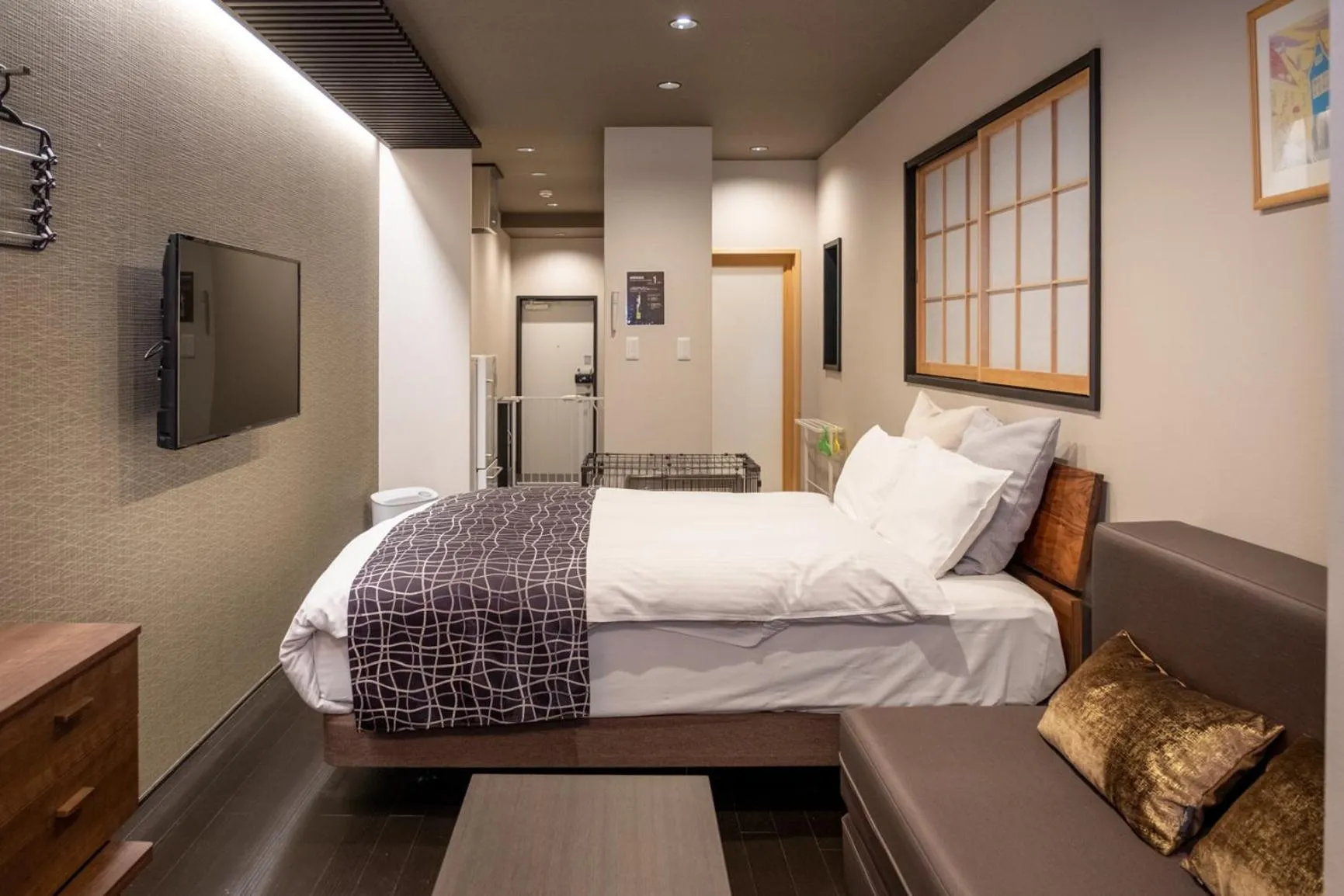 Photo of the whole room, Bed in Little Hotel Kyoto Karasuma Takatsuji