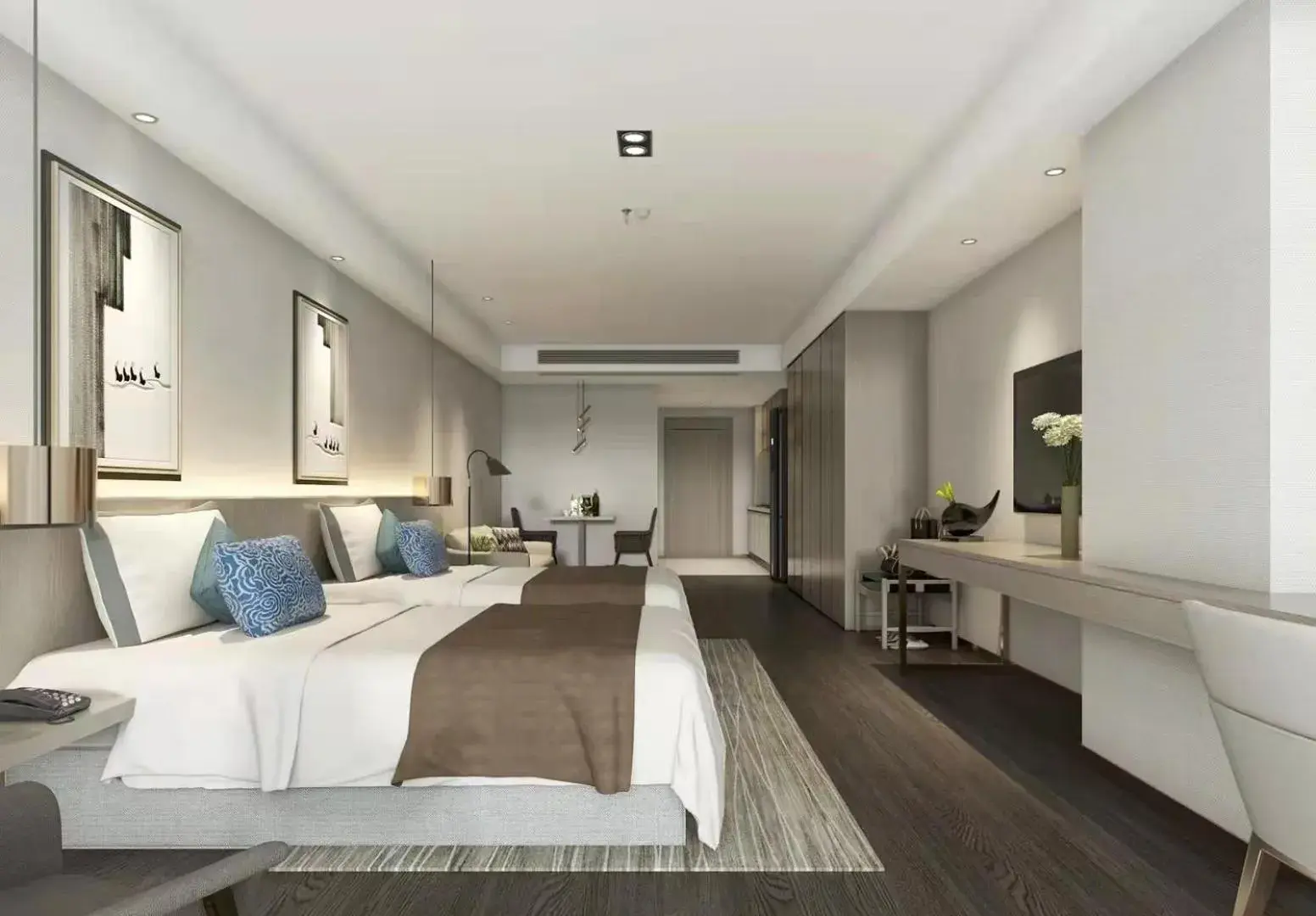 Bedroom, Bed in Citadines New District Wuxi Bedroom, Bed in Citadines New District Wuxi