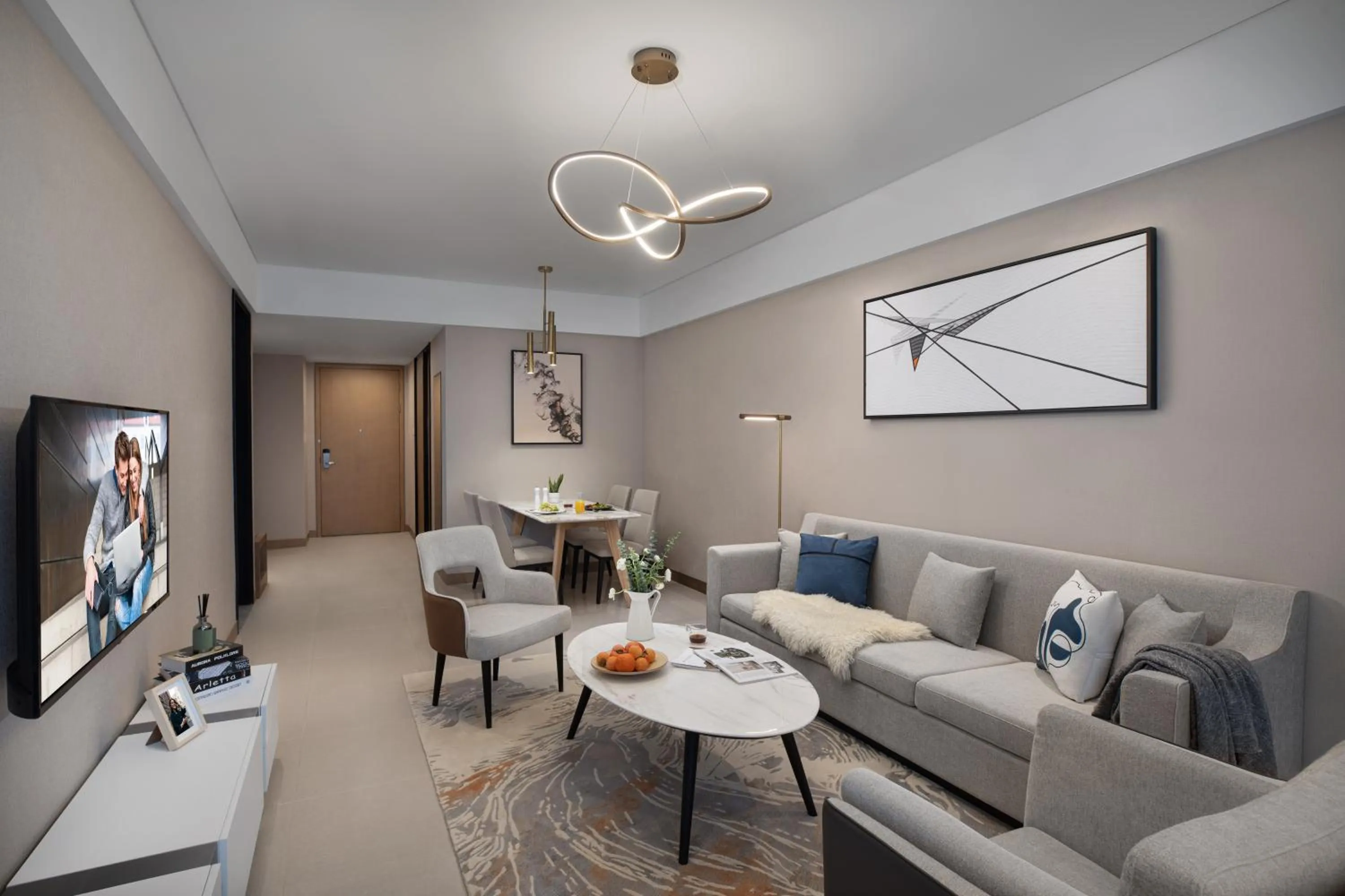 Living room in Citadines New District Wuxi