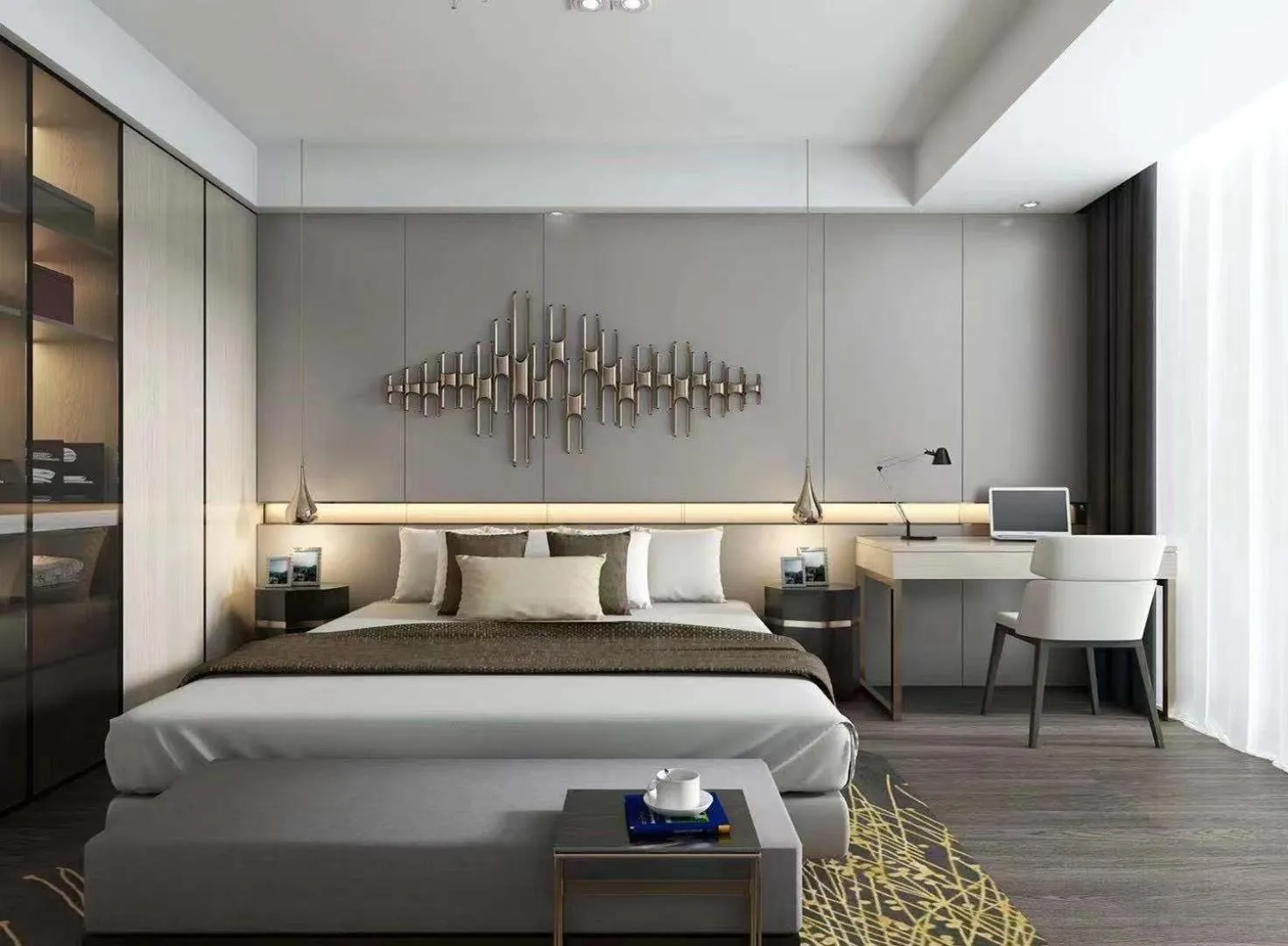 Bedroom, Bed in Citadines New District Wuxi