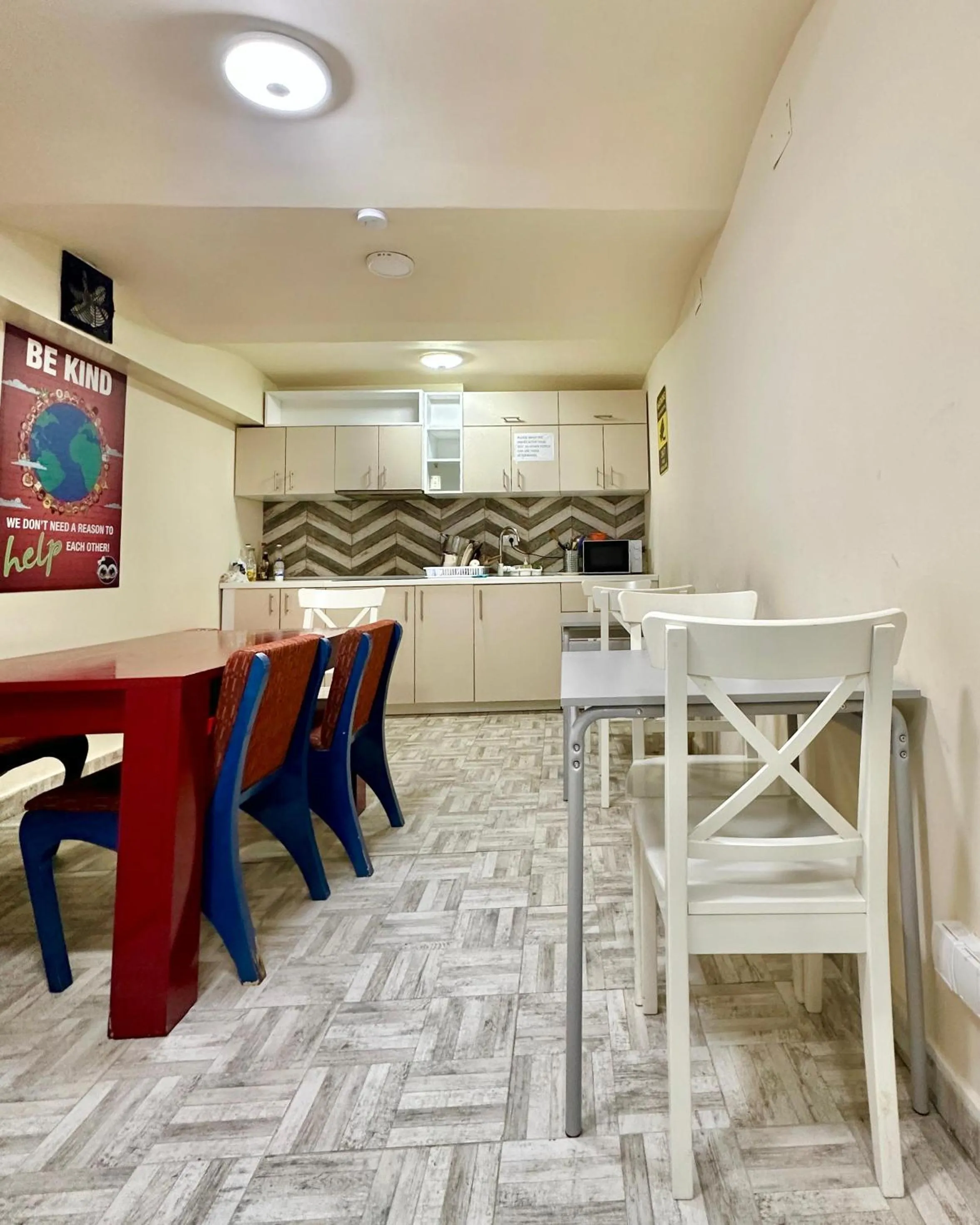 Communal kitchen in NEW GENERATION HOSTEL Prague center