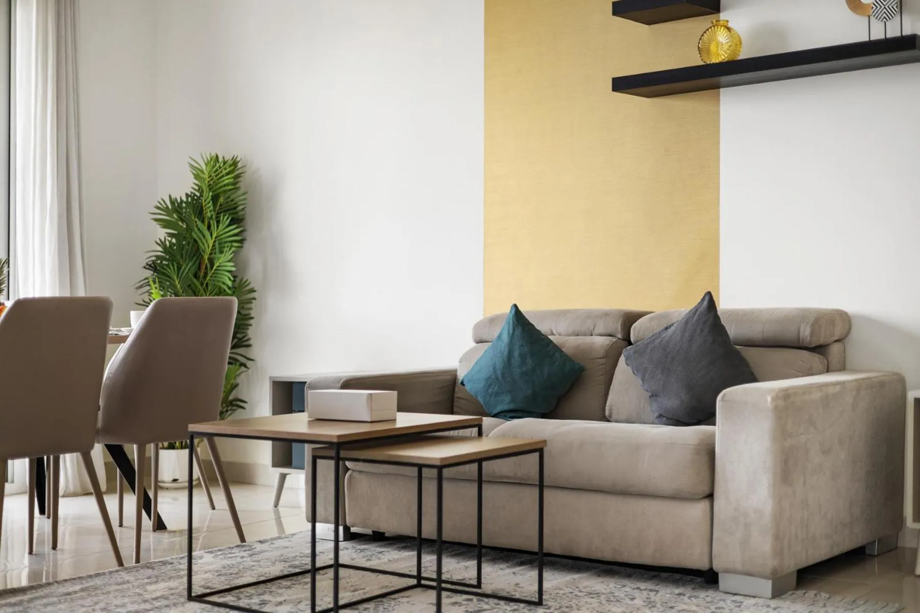 Living room in Unlock Metropolis Business Bay