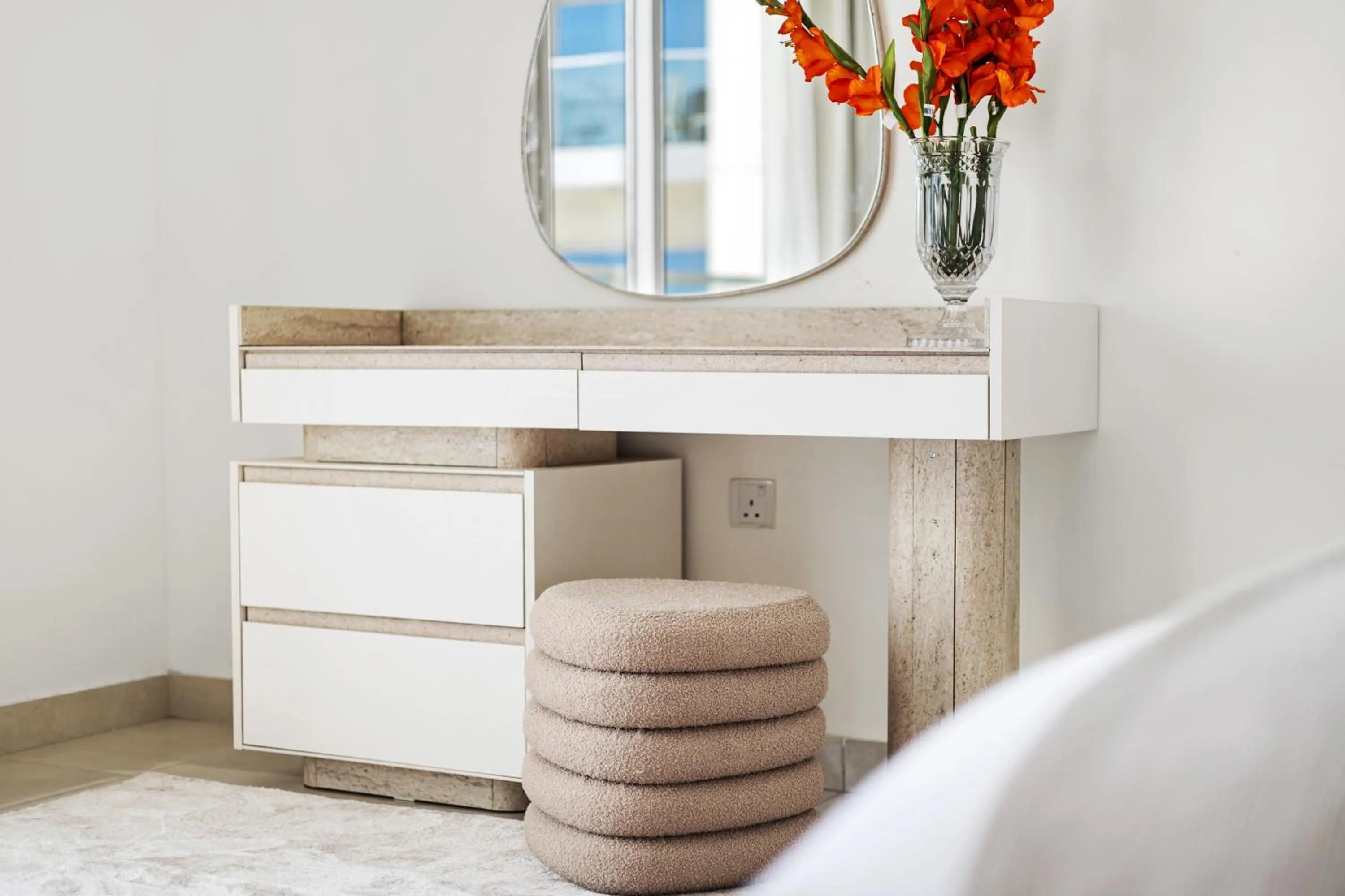 Bed in Unlock Metropolis Business Bay