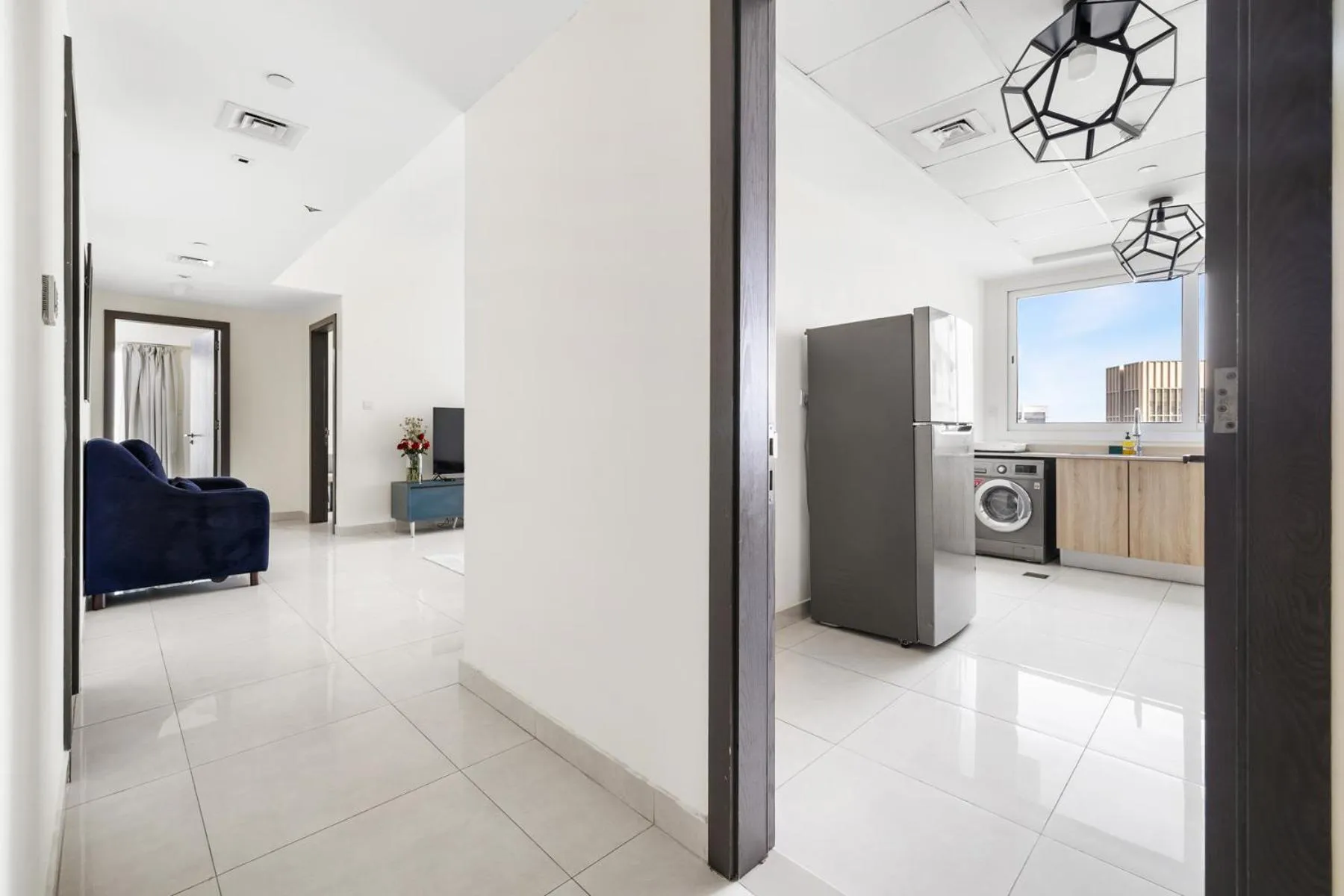 kitchen in Unlock Metropolis Business Bay