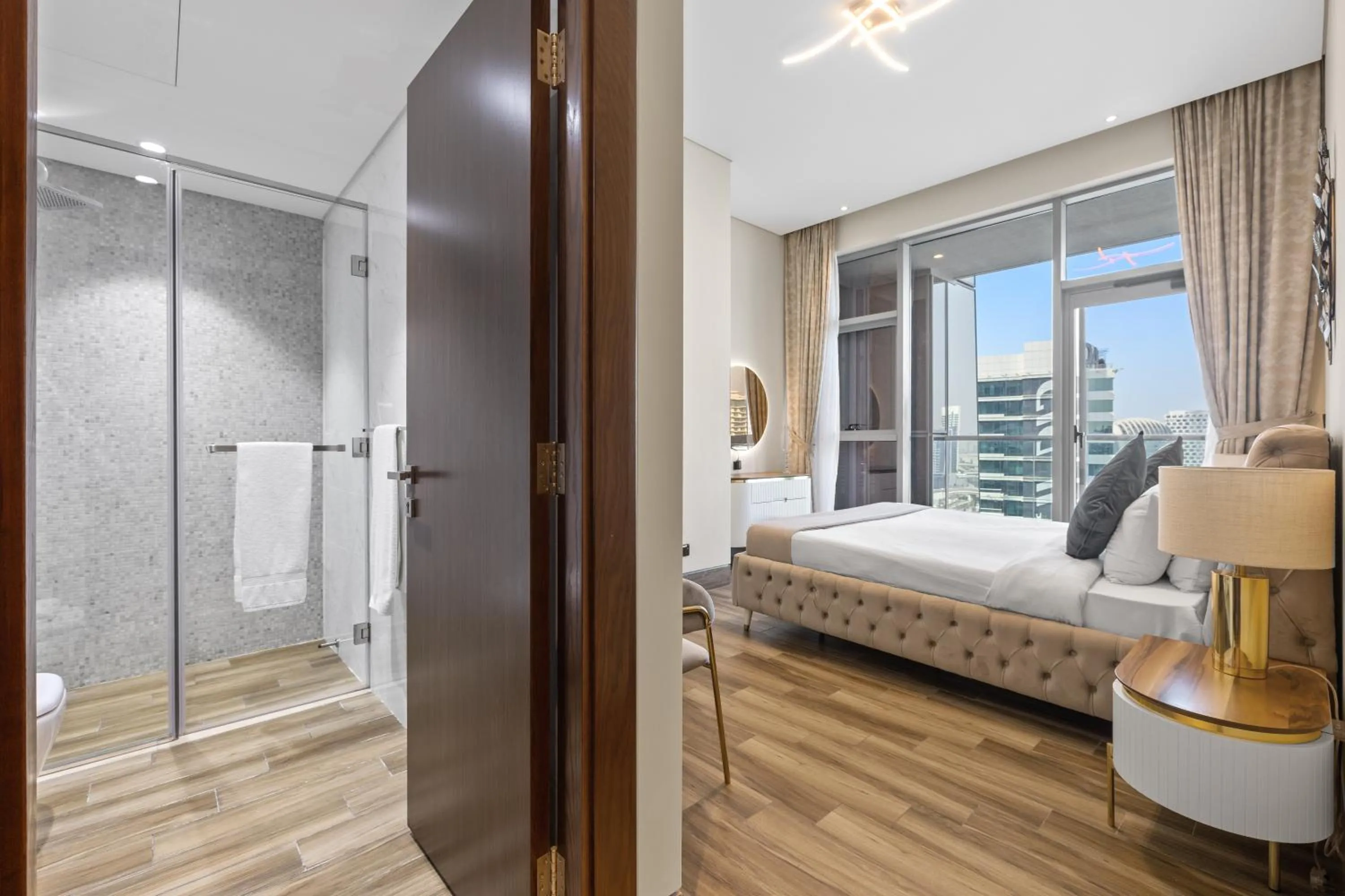 Bed in Unlock J One Downtown Dubai