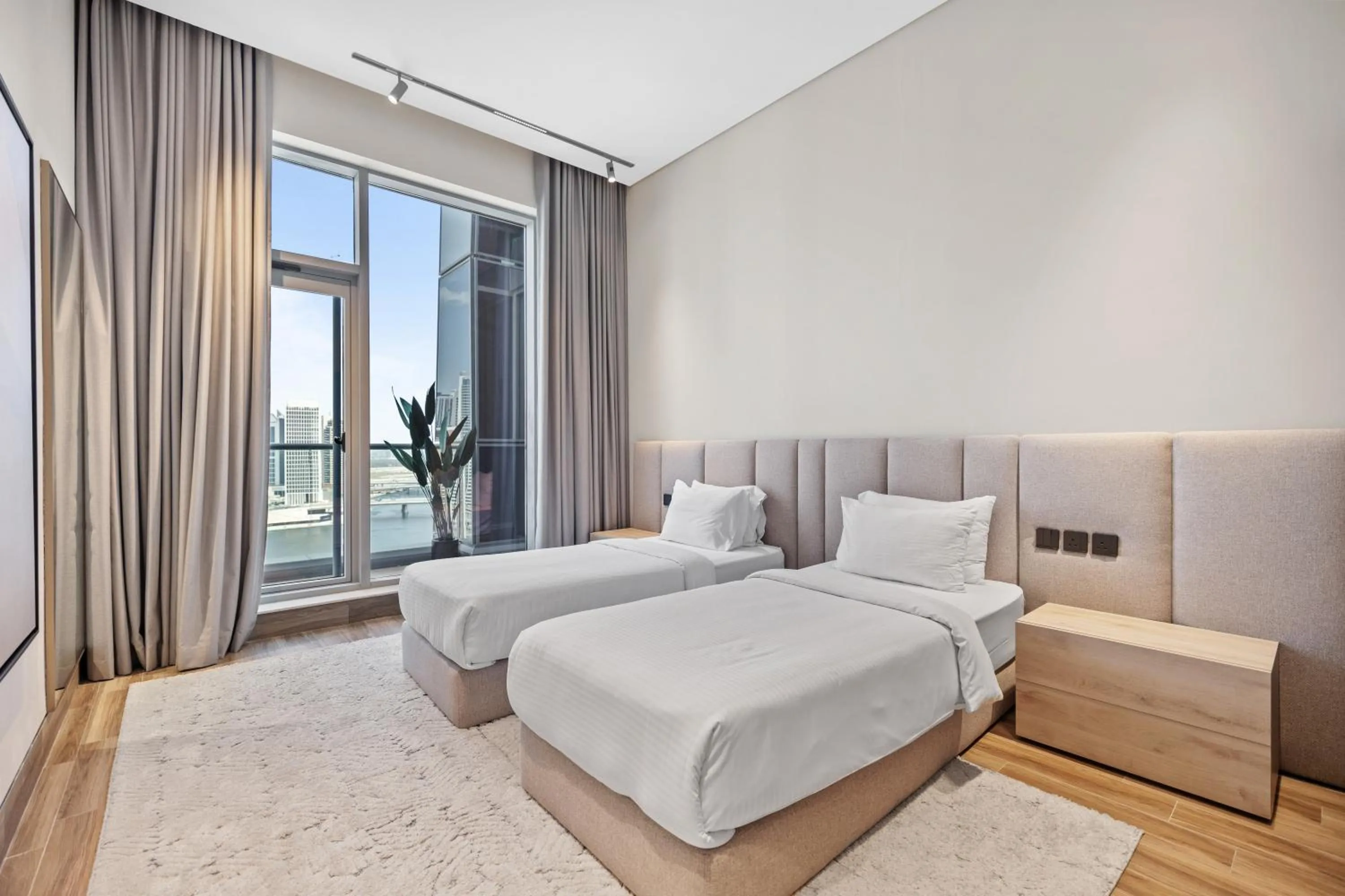 Bed in Unlock J One Downtown Dubai