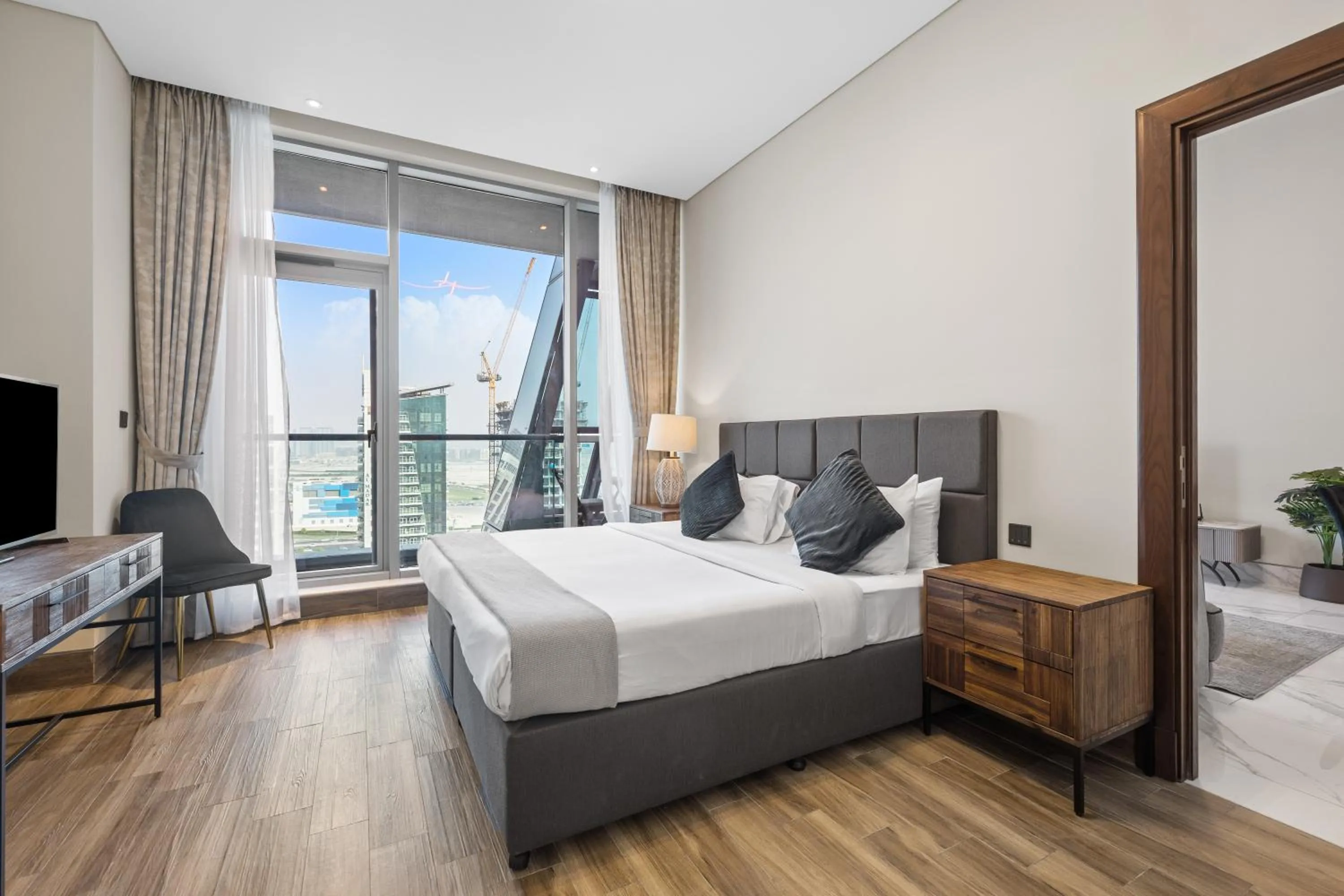 Bed in Unlock J One Downtown Dubai