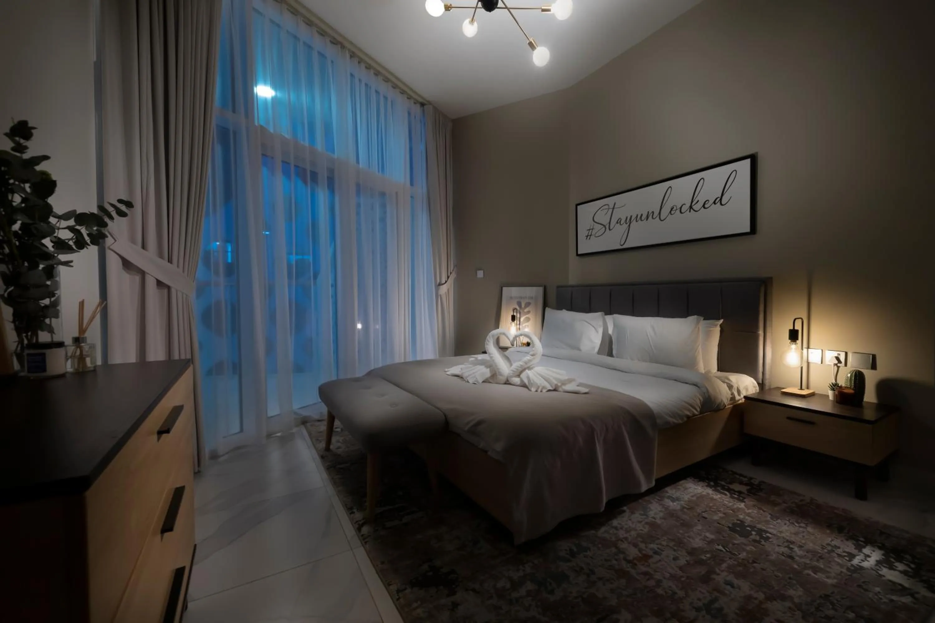 Bed in Unlock Waters Edge