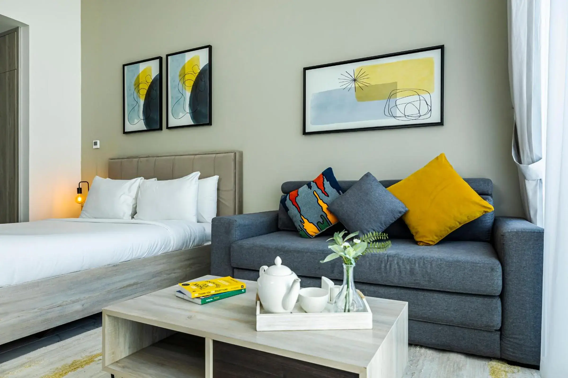 Deluxe Studio with Burj Khalifa View in Unlock Waters Edge Deluxe Studio with Burj Khalifa View in Unlock Waters Edge