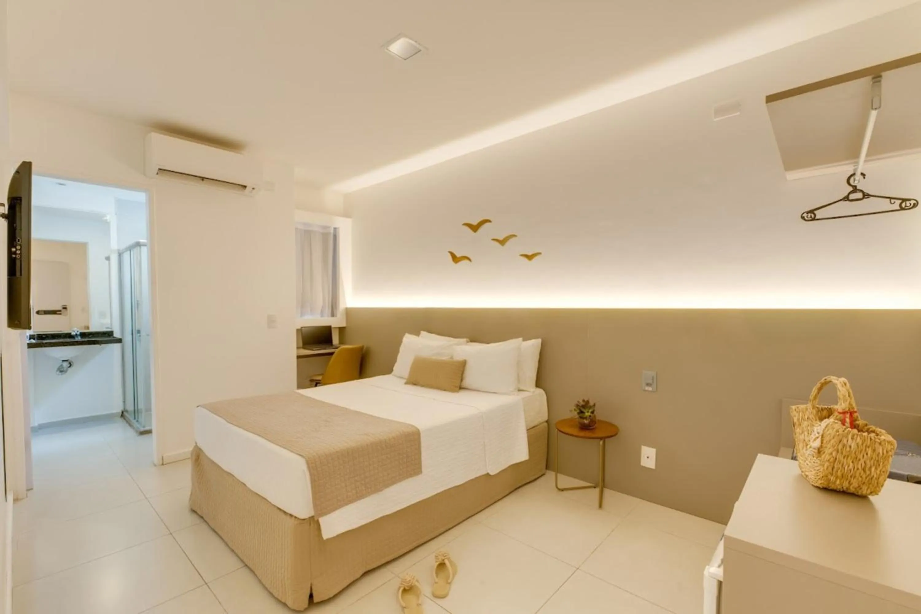 Bedroom, Bed in Hotel Praia Bonita Jatiúca