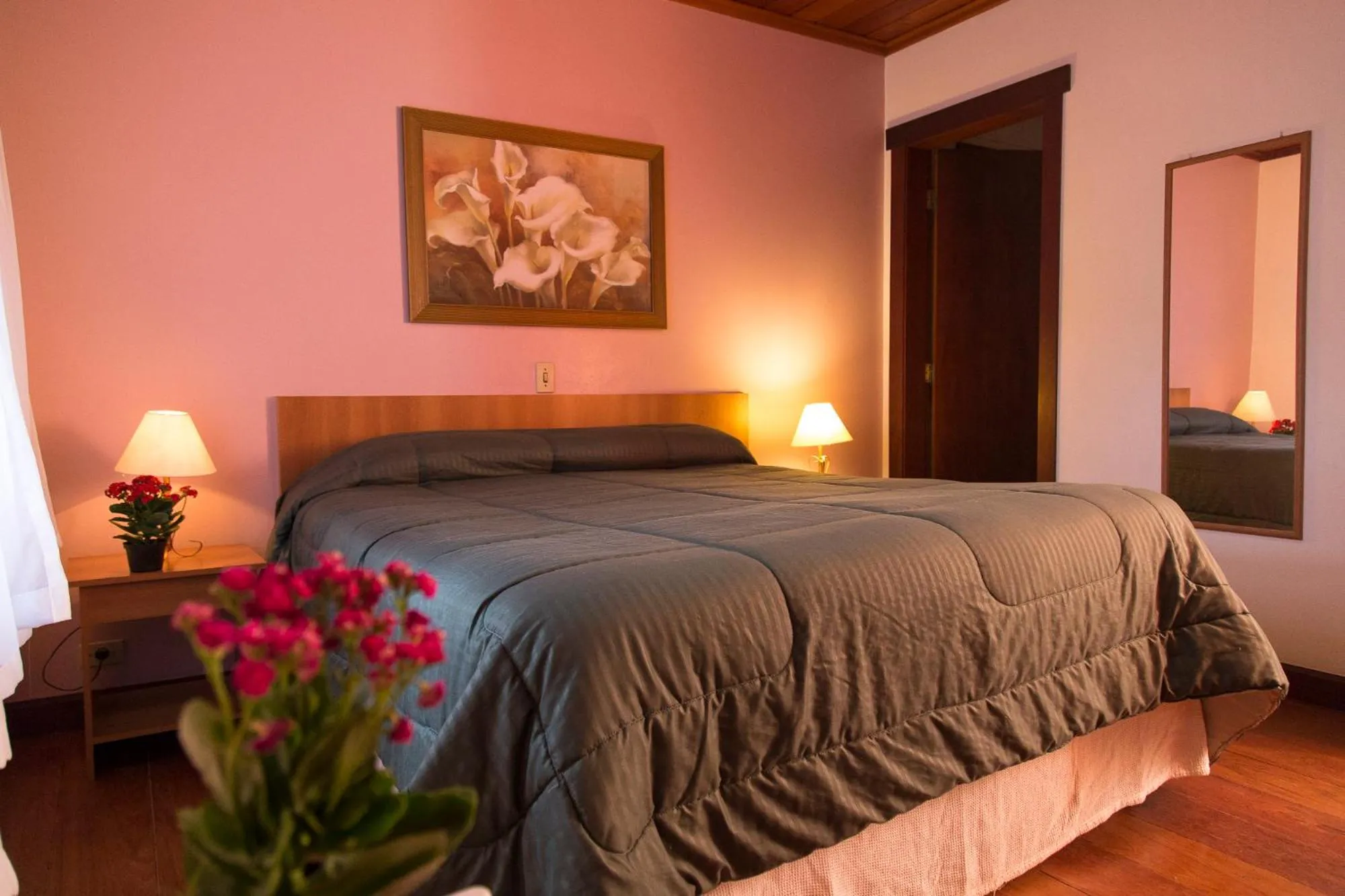 Bedroom, Bed in Pousada Recanto Feliz