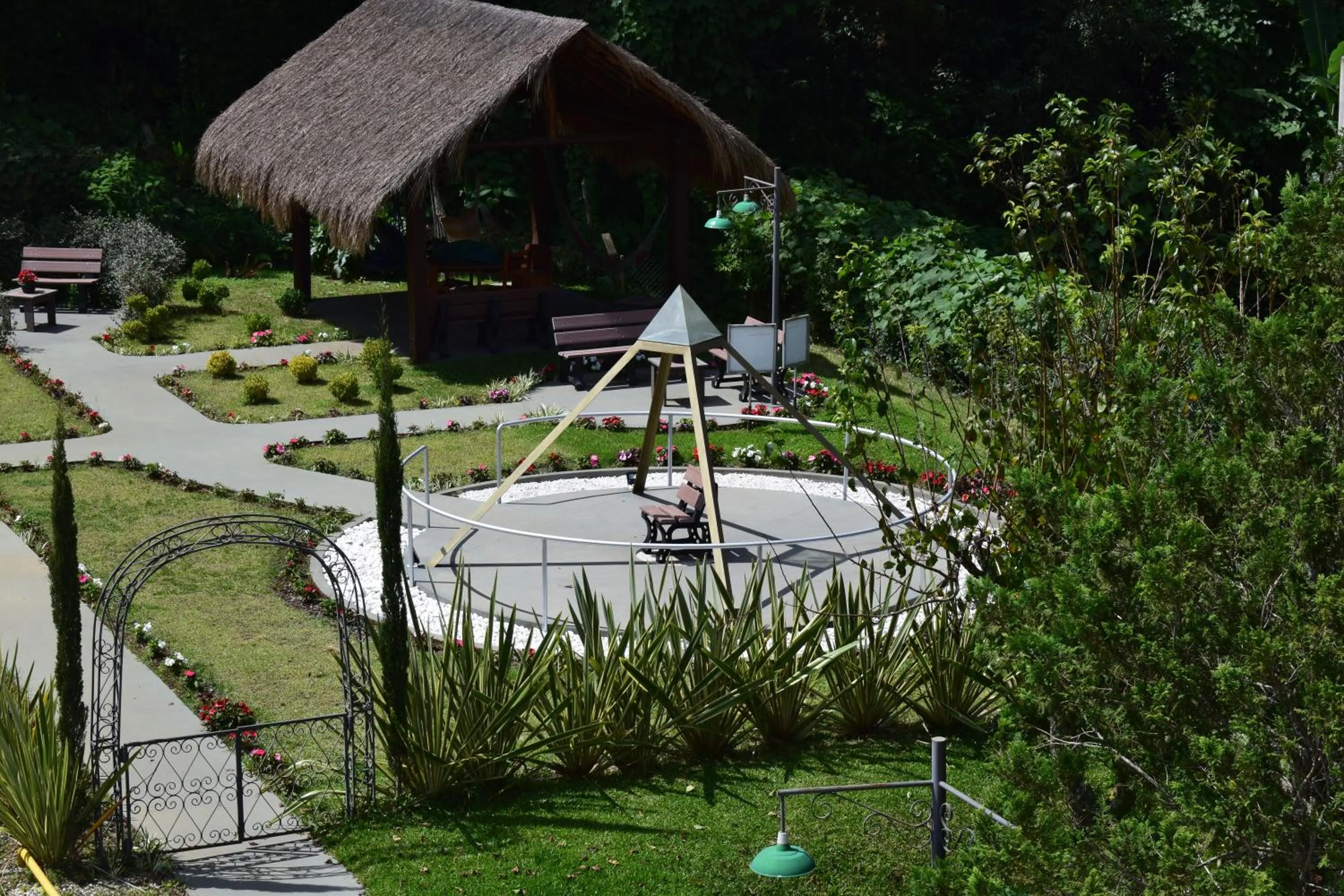Garden in Pousada Recanto Feliz