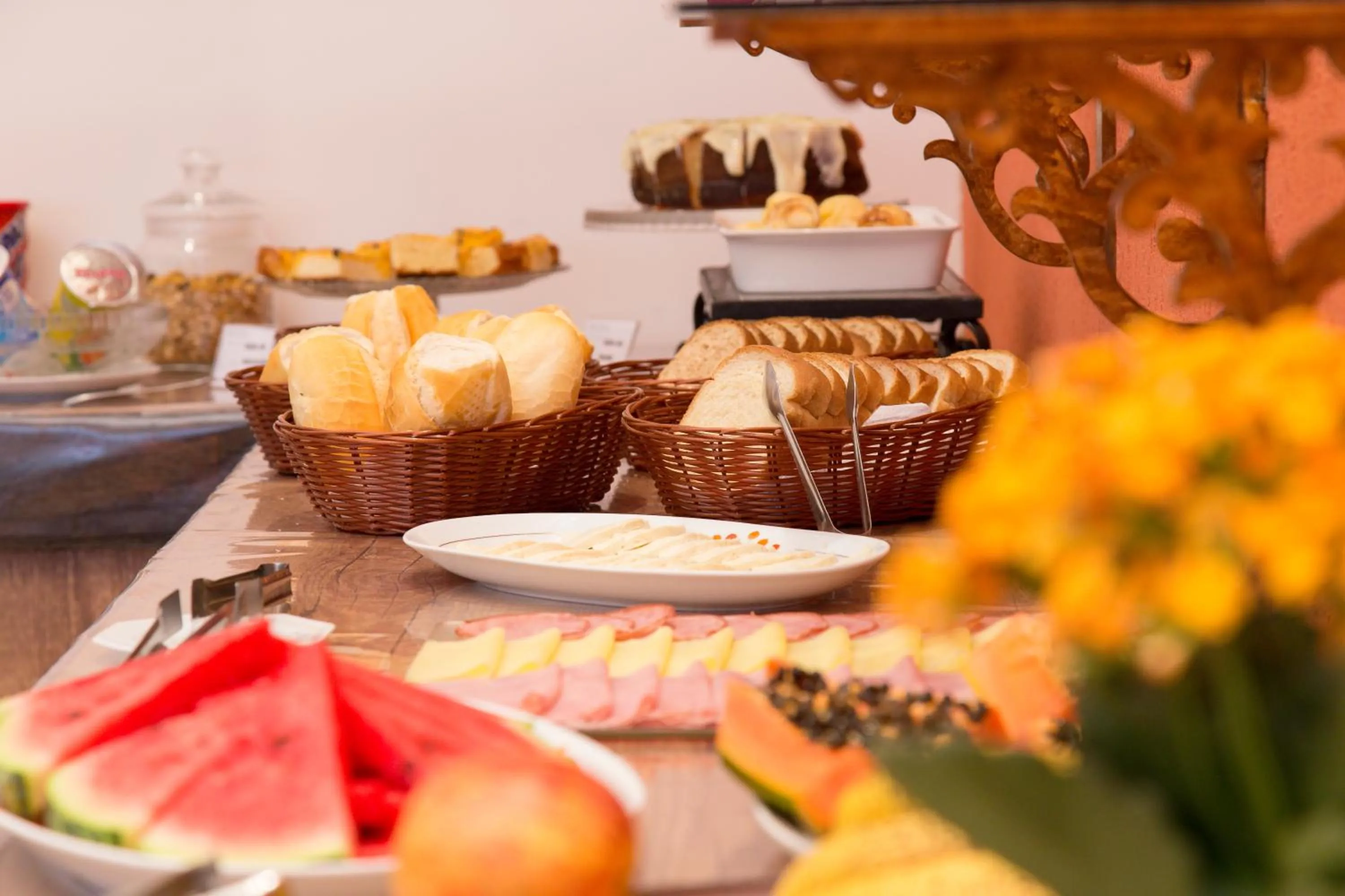 Food and drinks in Pousada Recanto Feliz