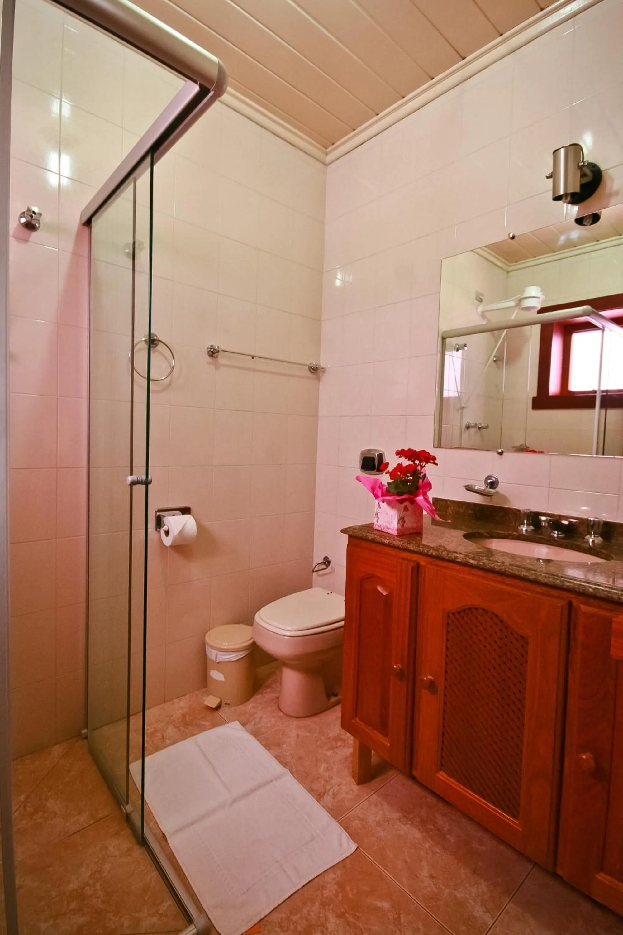 Bathroom in Pousada Recanto Feliz