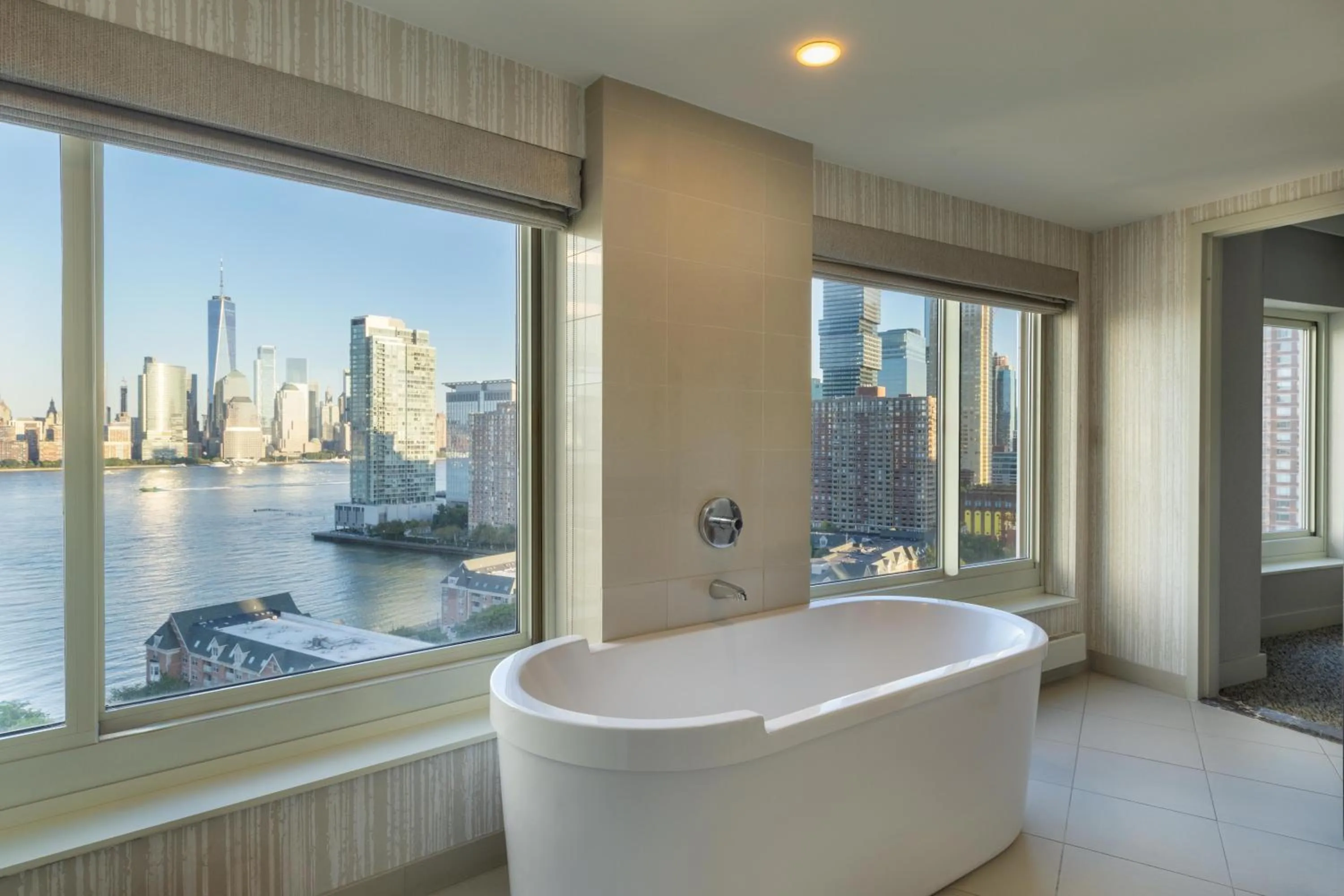 Bathroom in The Westin Jersey City Newport