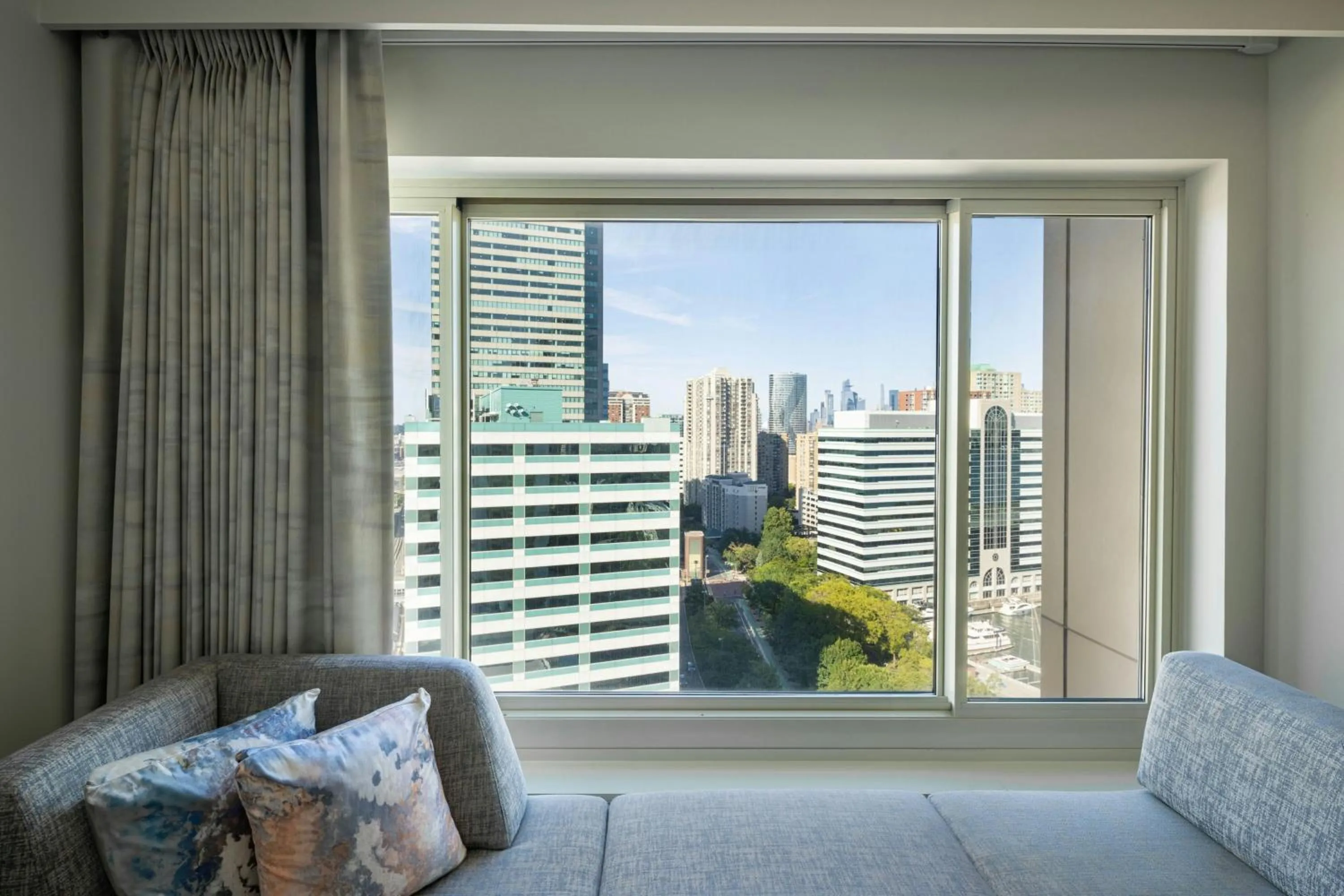 Photo of the whole room in The Westin Jersey City Newport