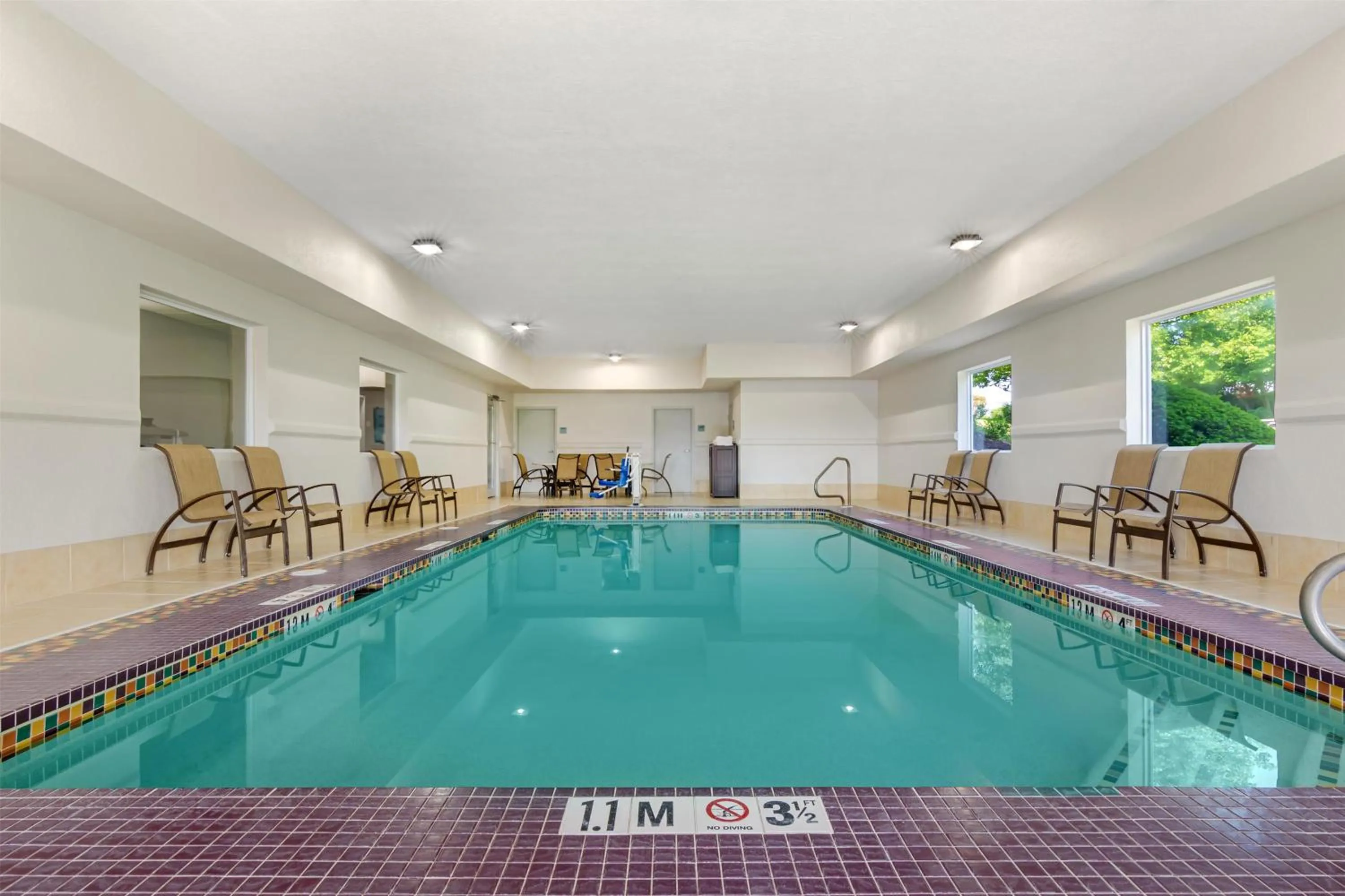 Pool view in Best Western Plus Washington Hotel