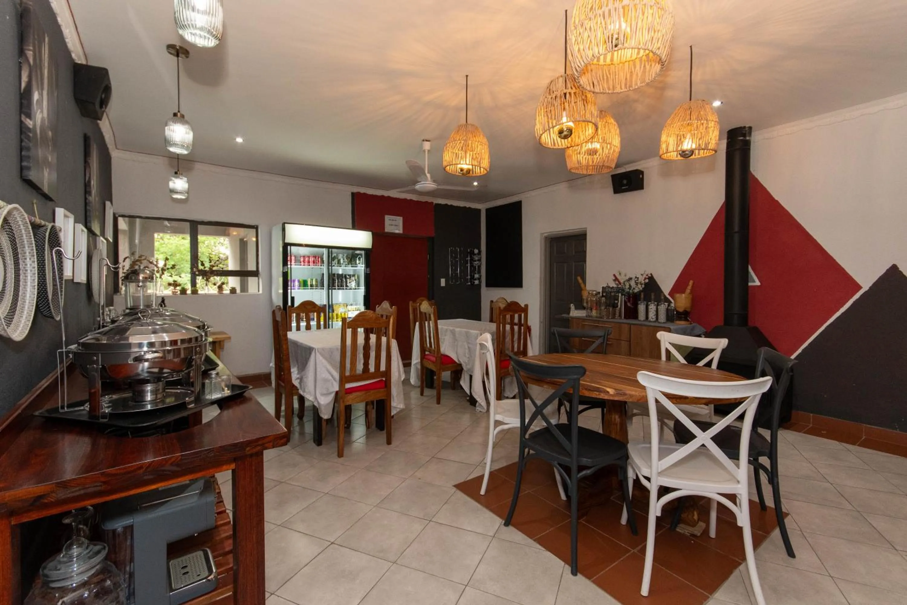 Seating area in Woodpeckers Guest House