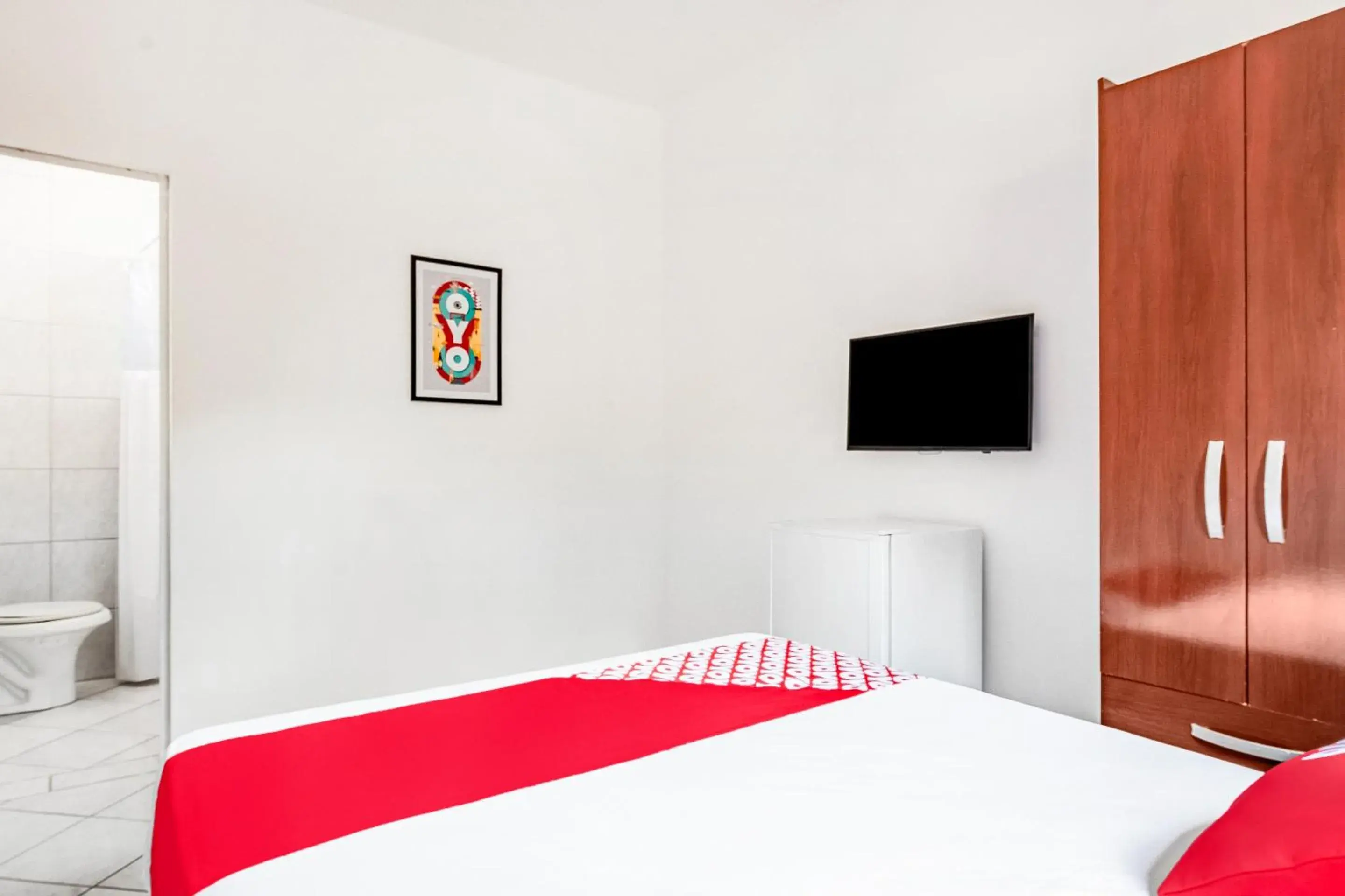 Bedroom, Bed in OYO Pousada Tia Léo Campinas Bedroom, Bed in OYO Pousada Tia Léo Campinas