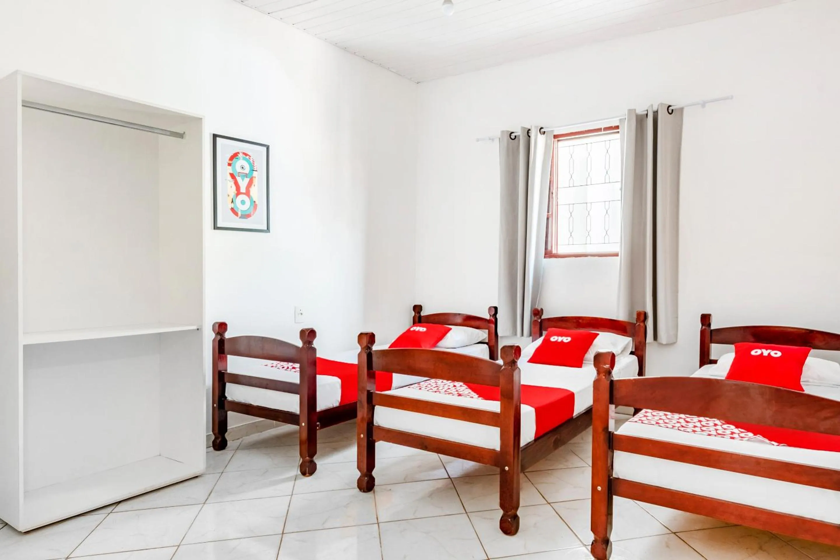 Bedroom, Bed in OYO Pousada Tia Léo Campinas