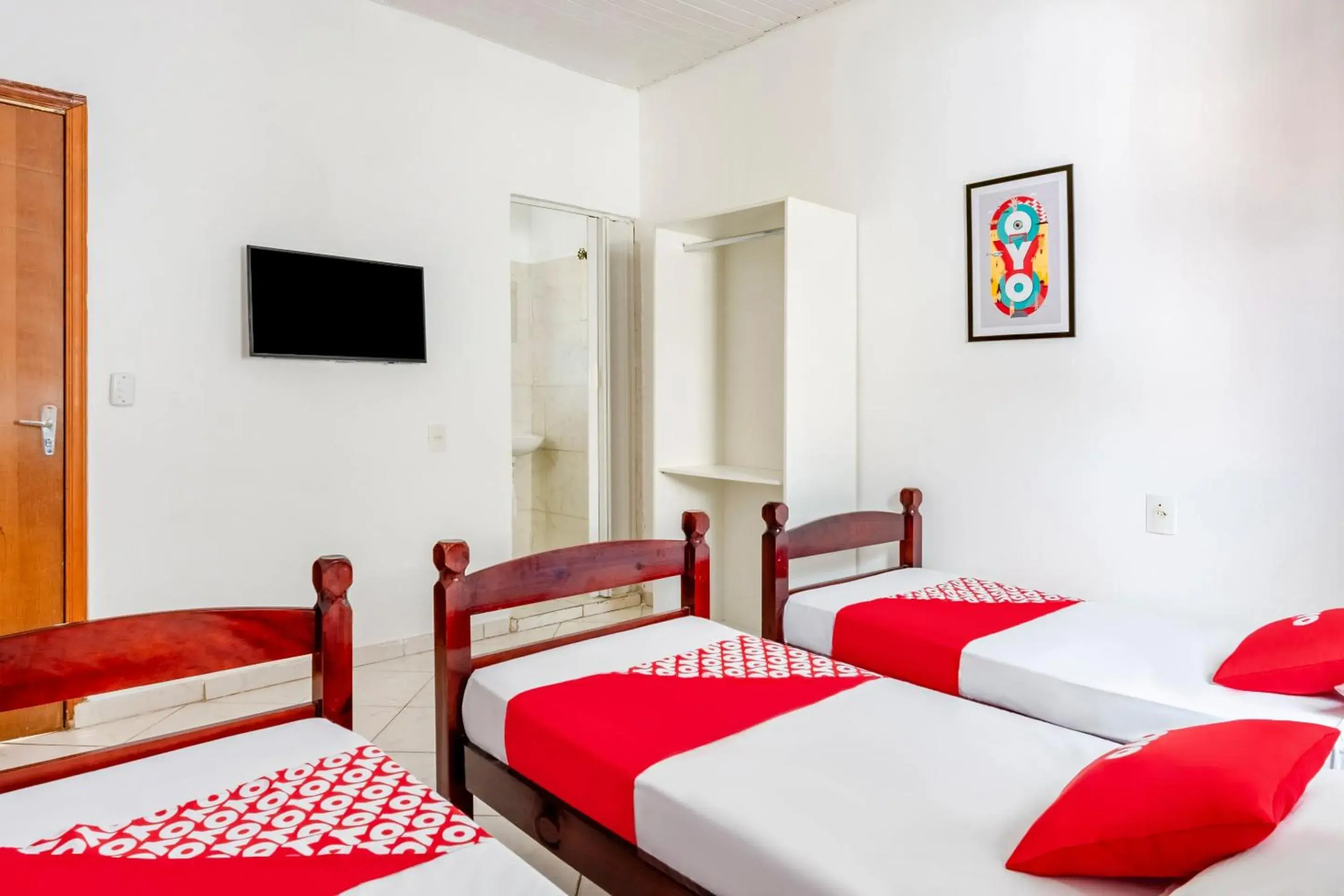 Bedroom, Bed in OYO Pousada Tia Léo Campinas Bedroom, Bed in OYO Pousada Tia Léo Campinas