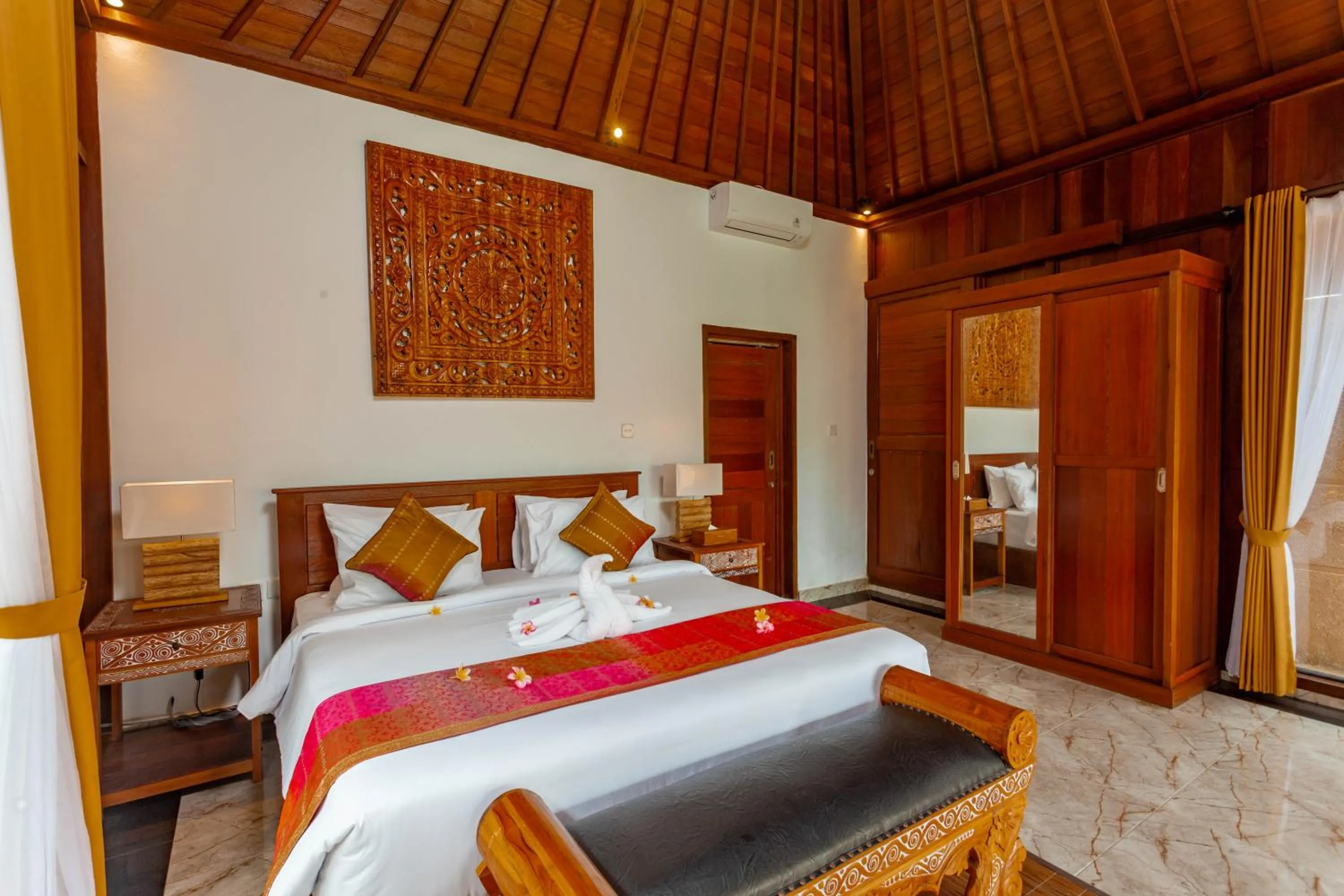 Bed in Campuhan Sebatu Resort