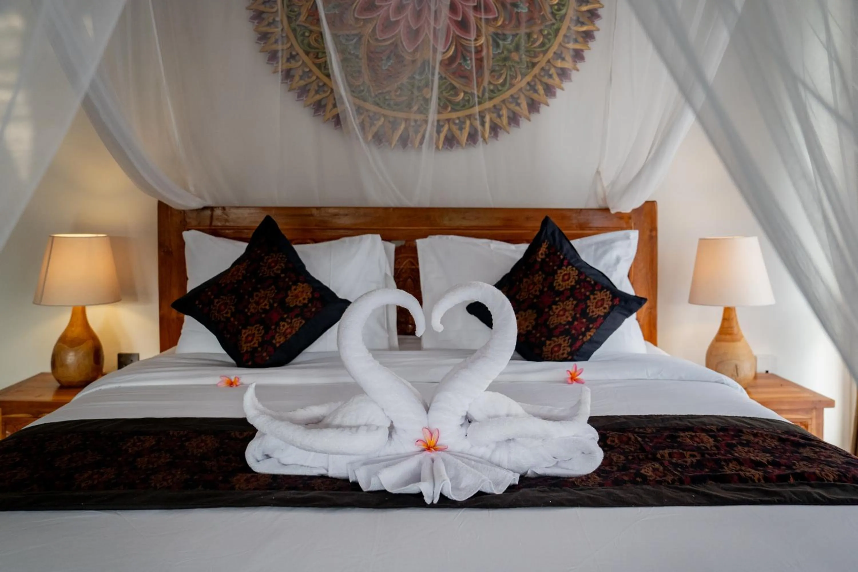 Bed in Campuhan Sebatu Resort