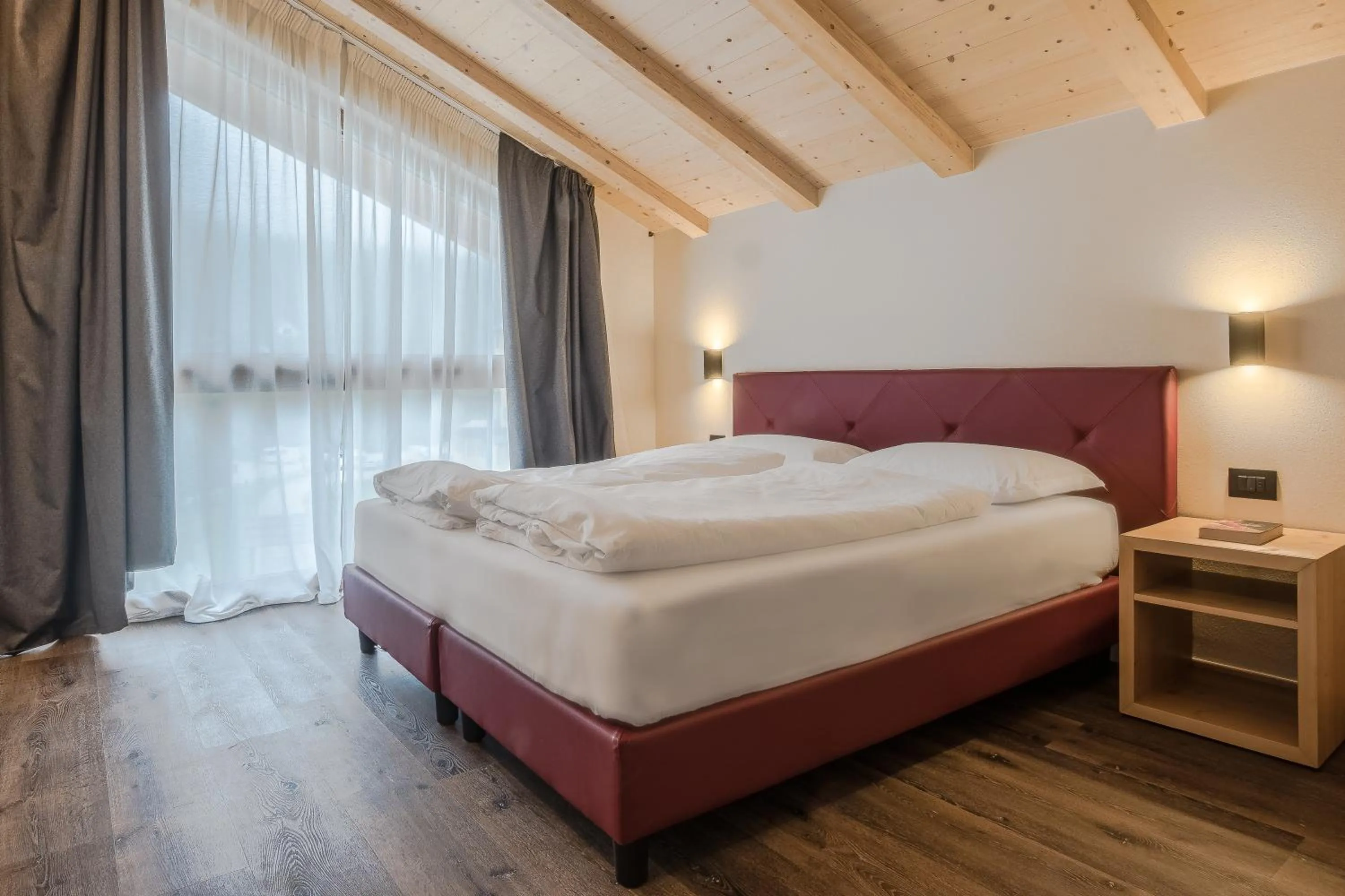 Bed in Chalet Alpenrose
