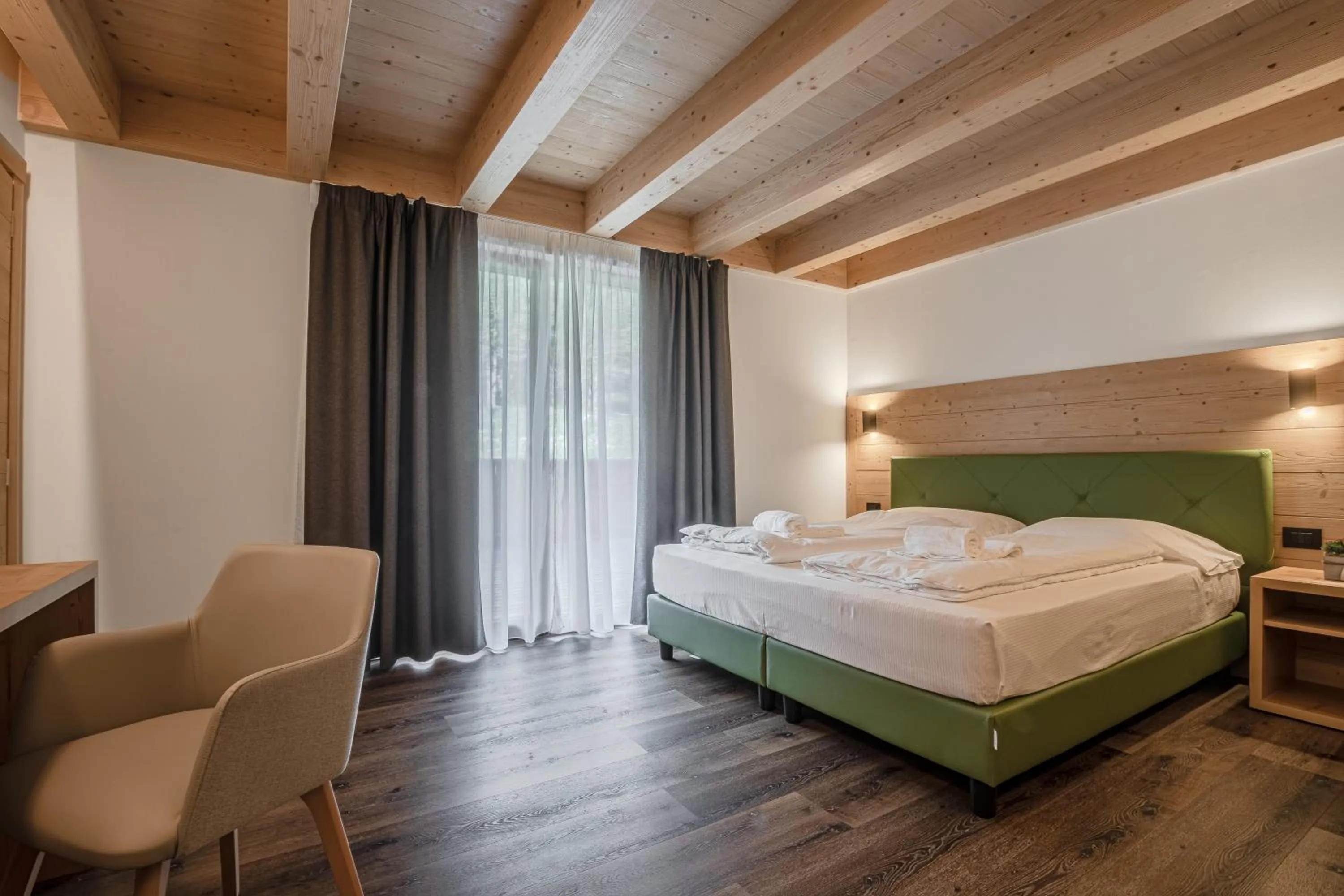 Bed in Chalet Alpenrose