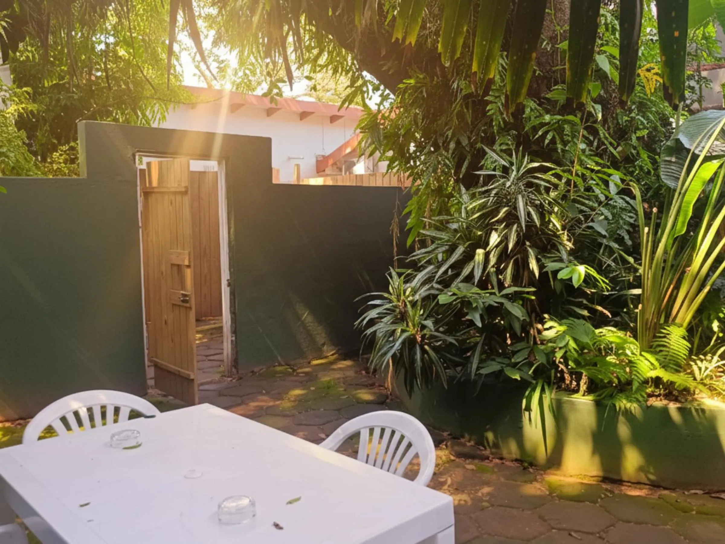 Inner courtyard view in Zur See - No Loadshedding