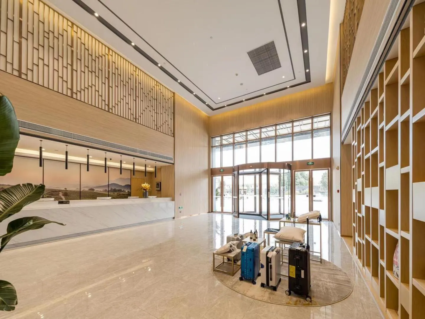 Living room in Atour Hotel Hangzhou Chongxian Banshan