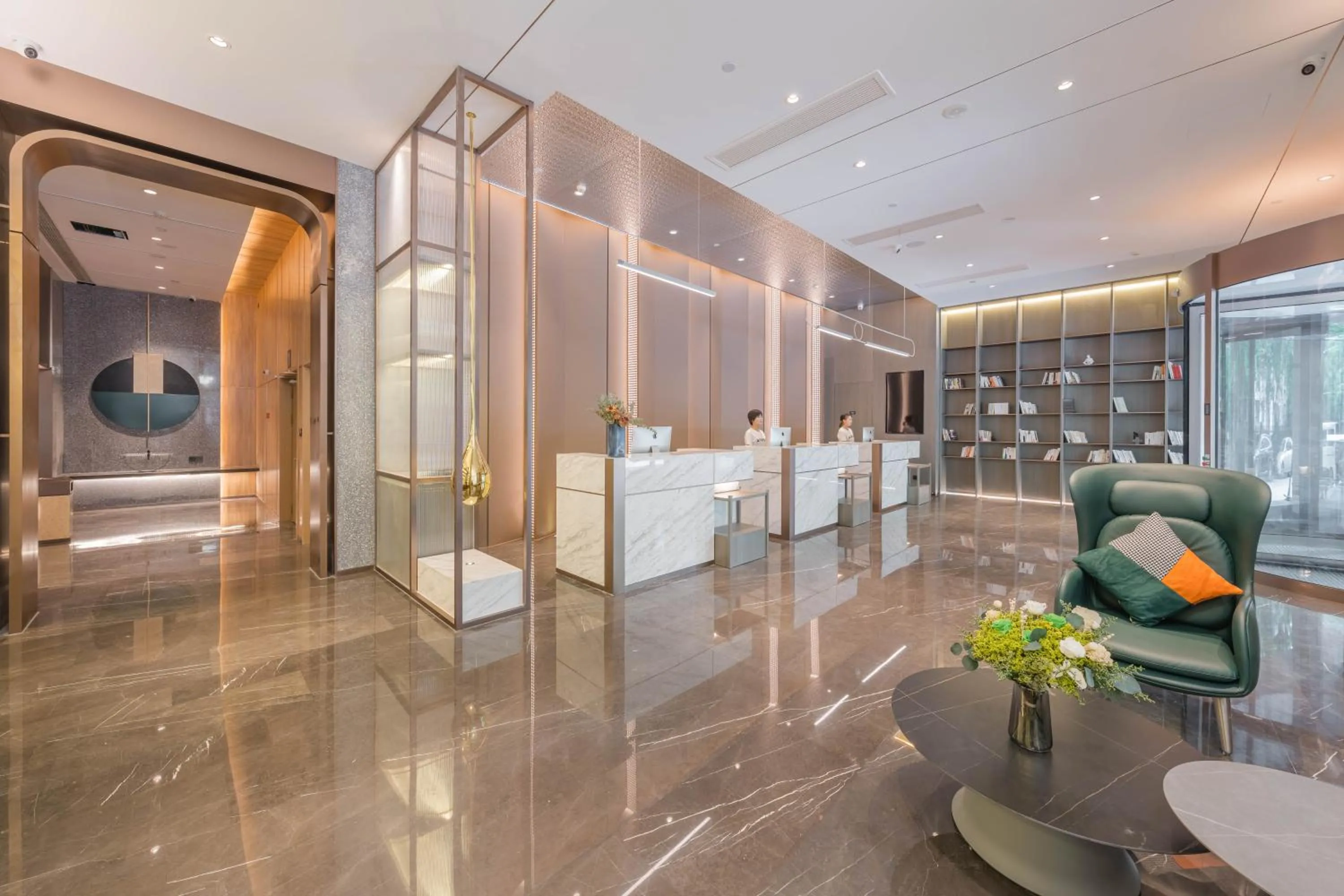 Lobby or reception in Atour Hotel Nanjing Olympics Sports Center CBD