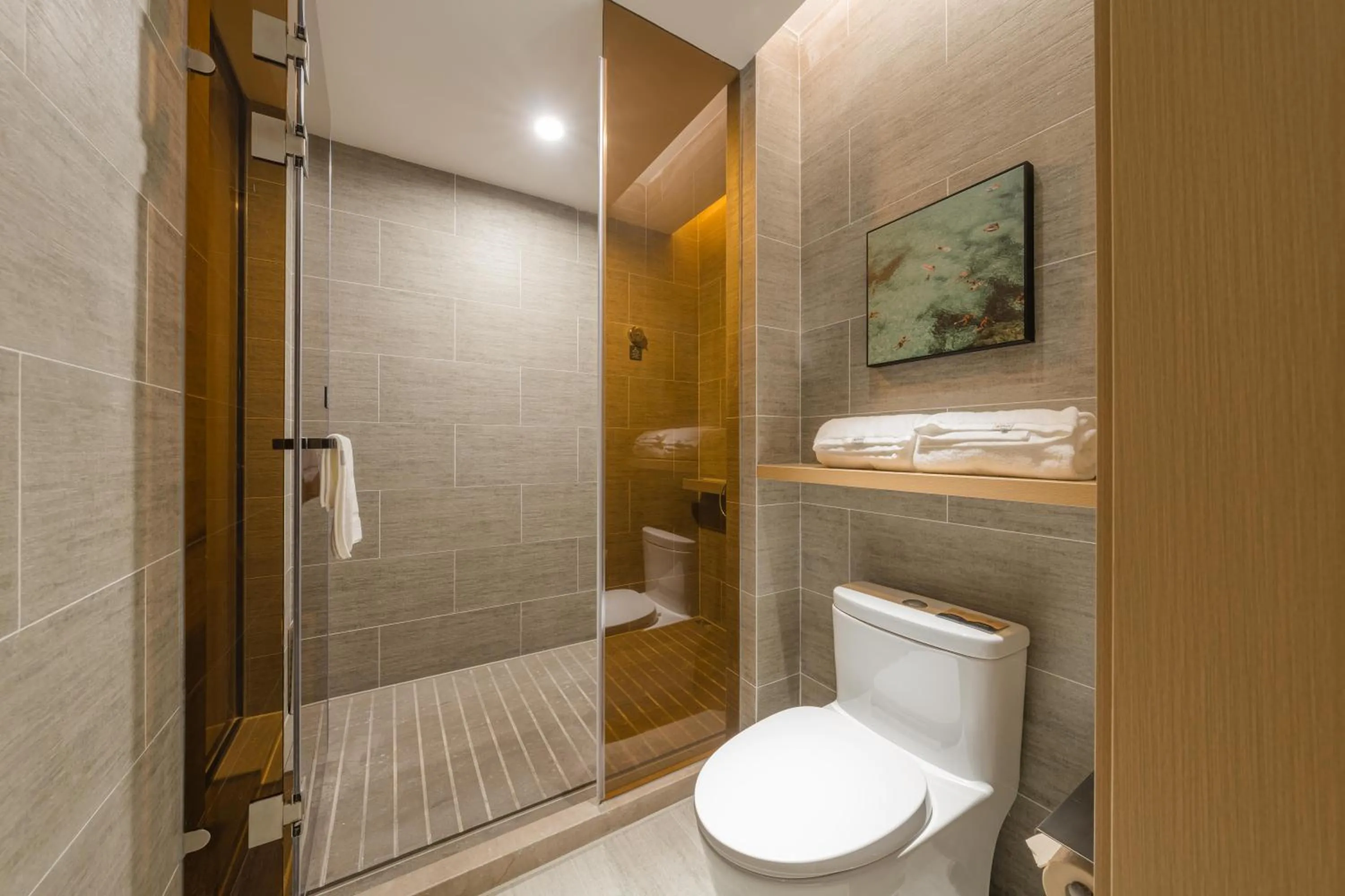 Bathroom in Atour Hotel Nanjing Olympics Sports Center CBD