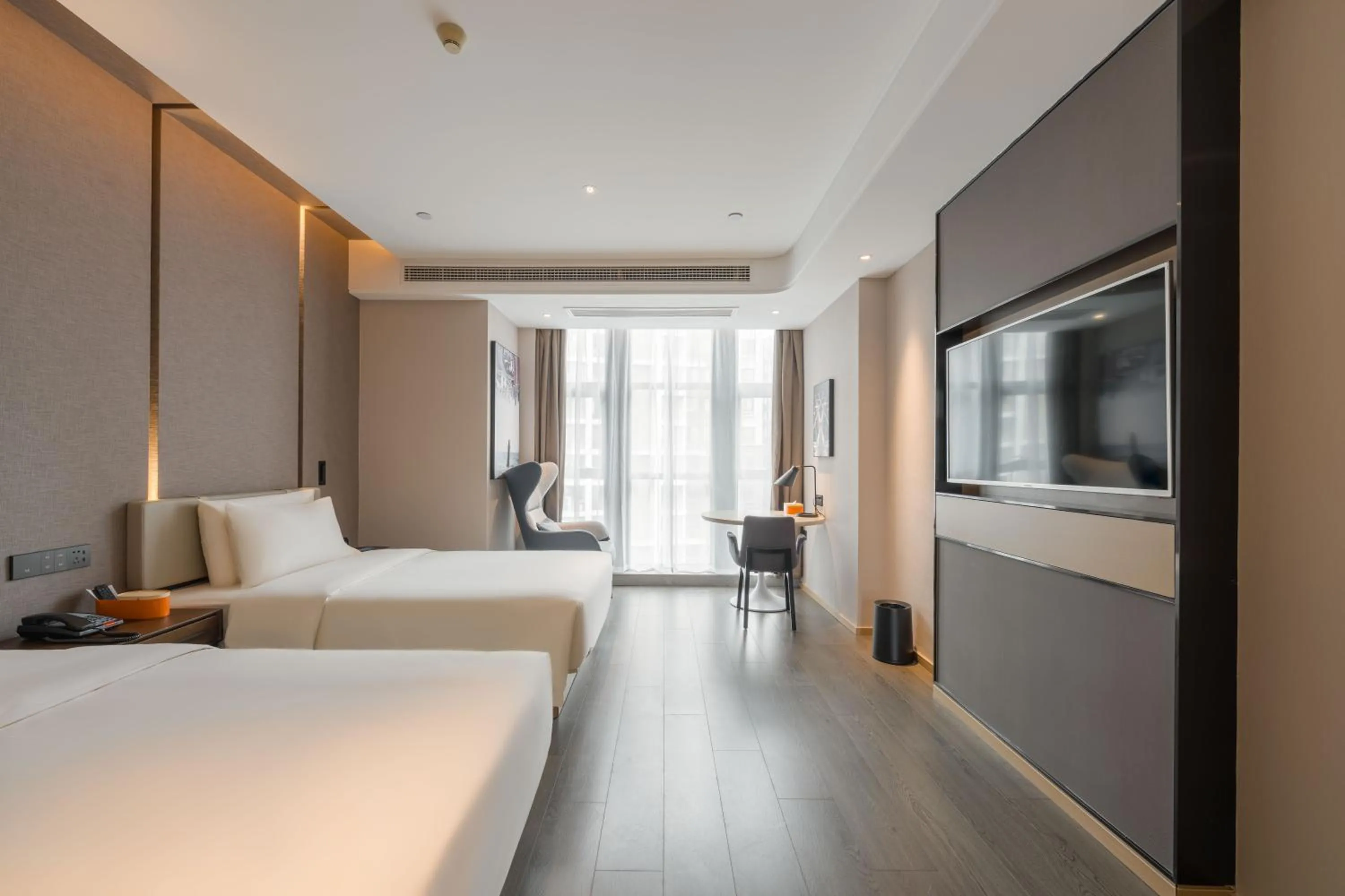 TV and multimedia, Bed in Atour Hotel Nanjing Olympics Sports Center CBD