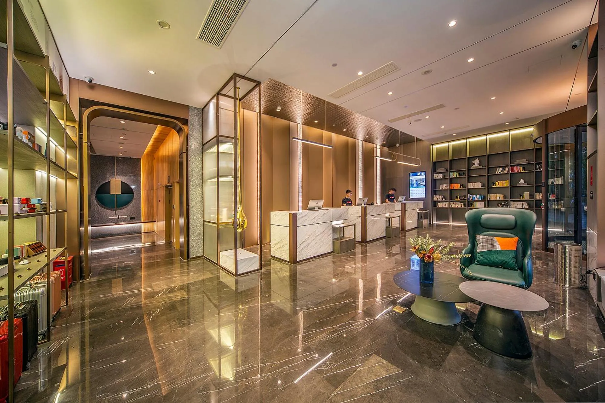 Lobby or reception in Atour Hotel Nanjing Olympics Sports Center CBD