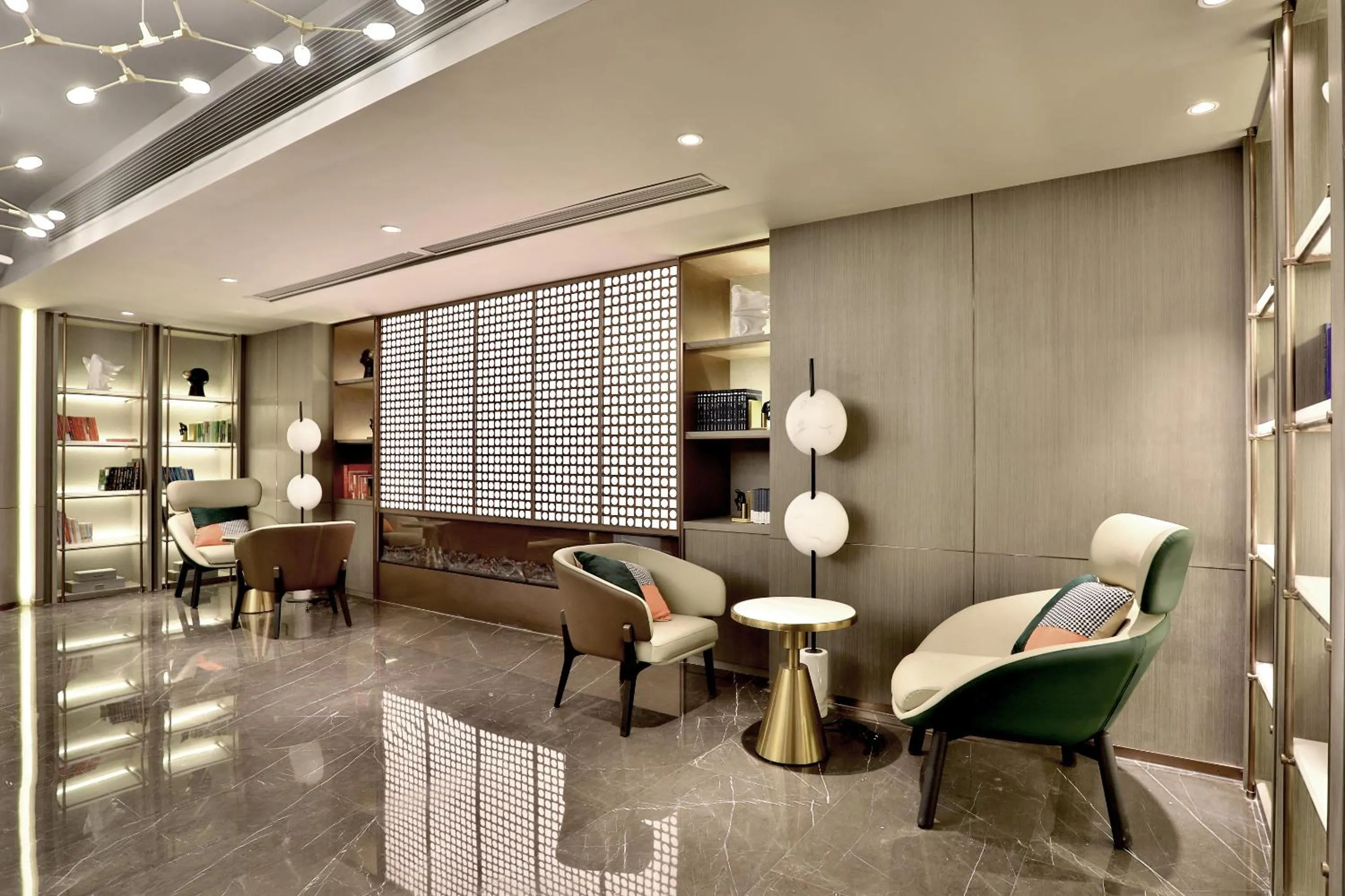 Seating area in Atour Hotel Nanjing Olympics Sports Center CBD