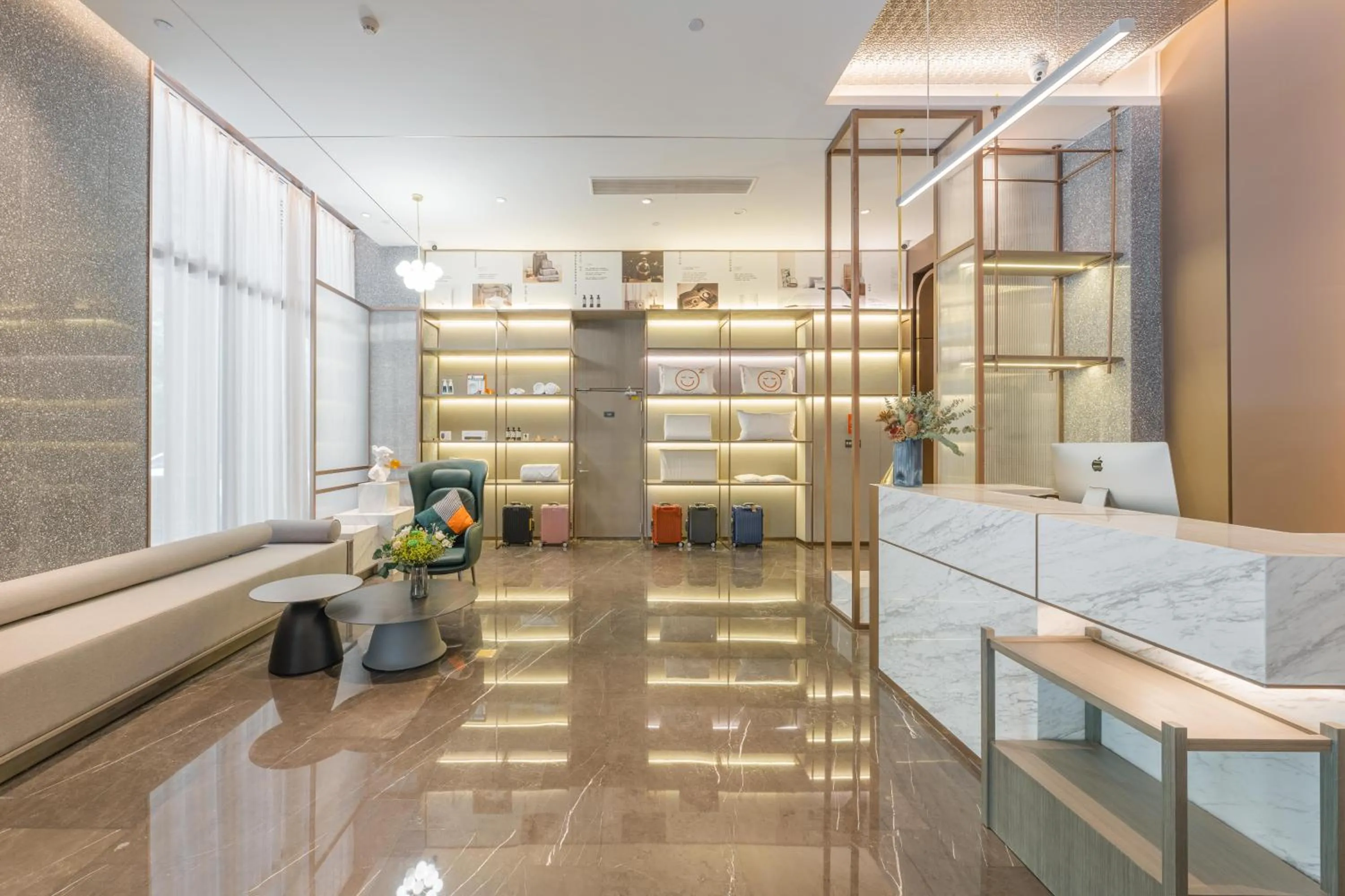 Lobby or reception in Atour Hotel Nanjing Olympics Sports Center CBD